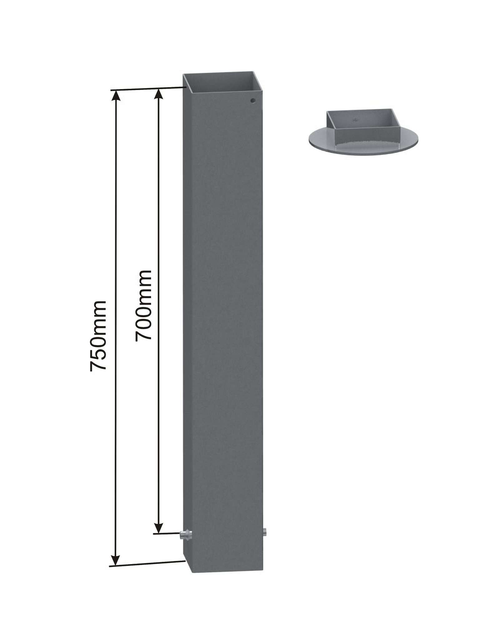 Image du produit : Bevestigingshulzen voor basketbaldoel - Keuze uit verschillende maten