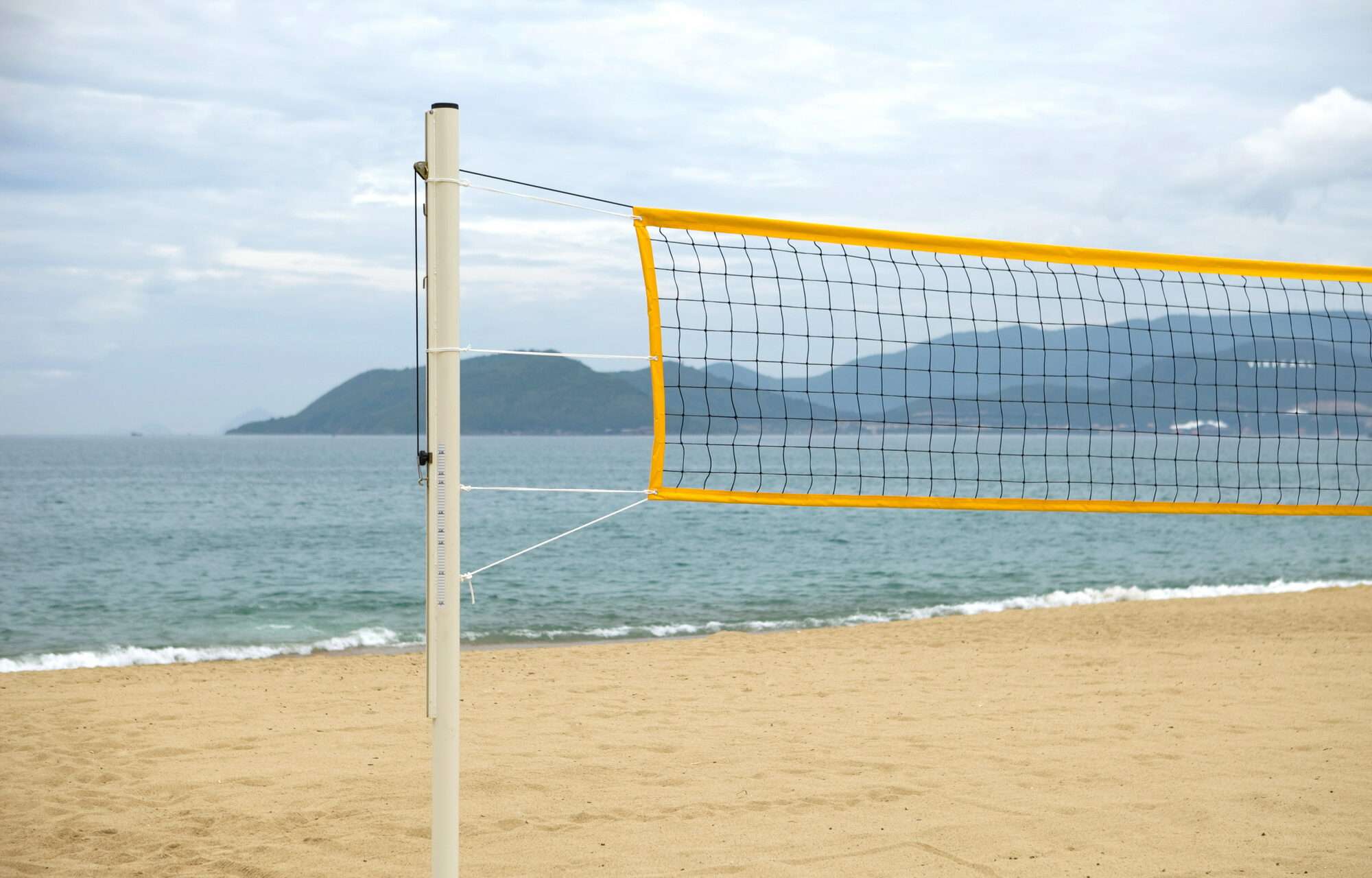 Image du produit : Gegalvaniseerd stalen beachvolleybalpalen – model PRO