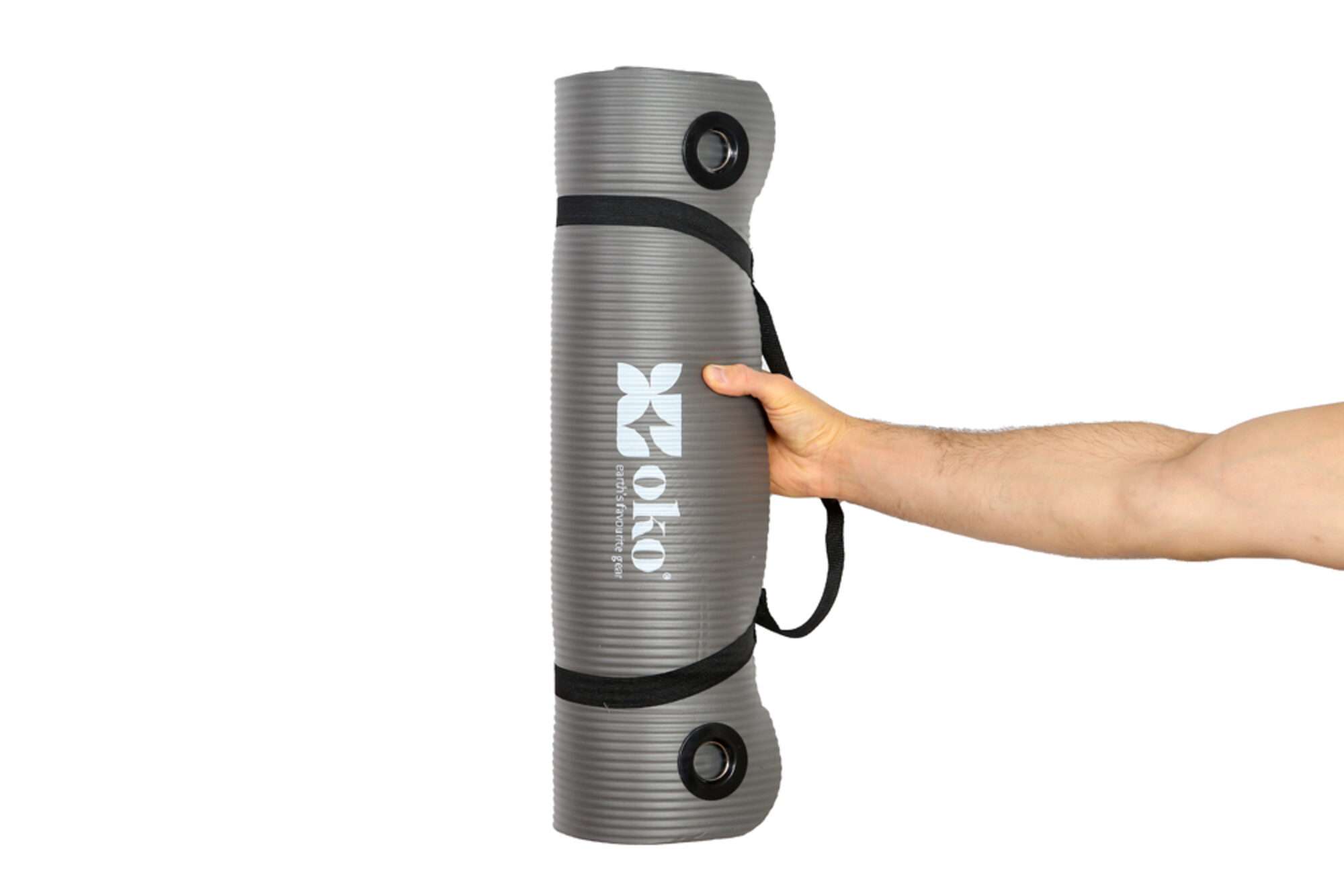 Image du produit : OKO yogamat met oogjes, keuze uit diktes 0,8 of 1,5 cm