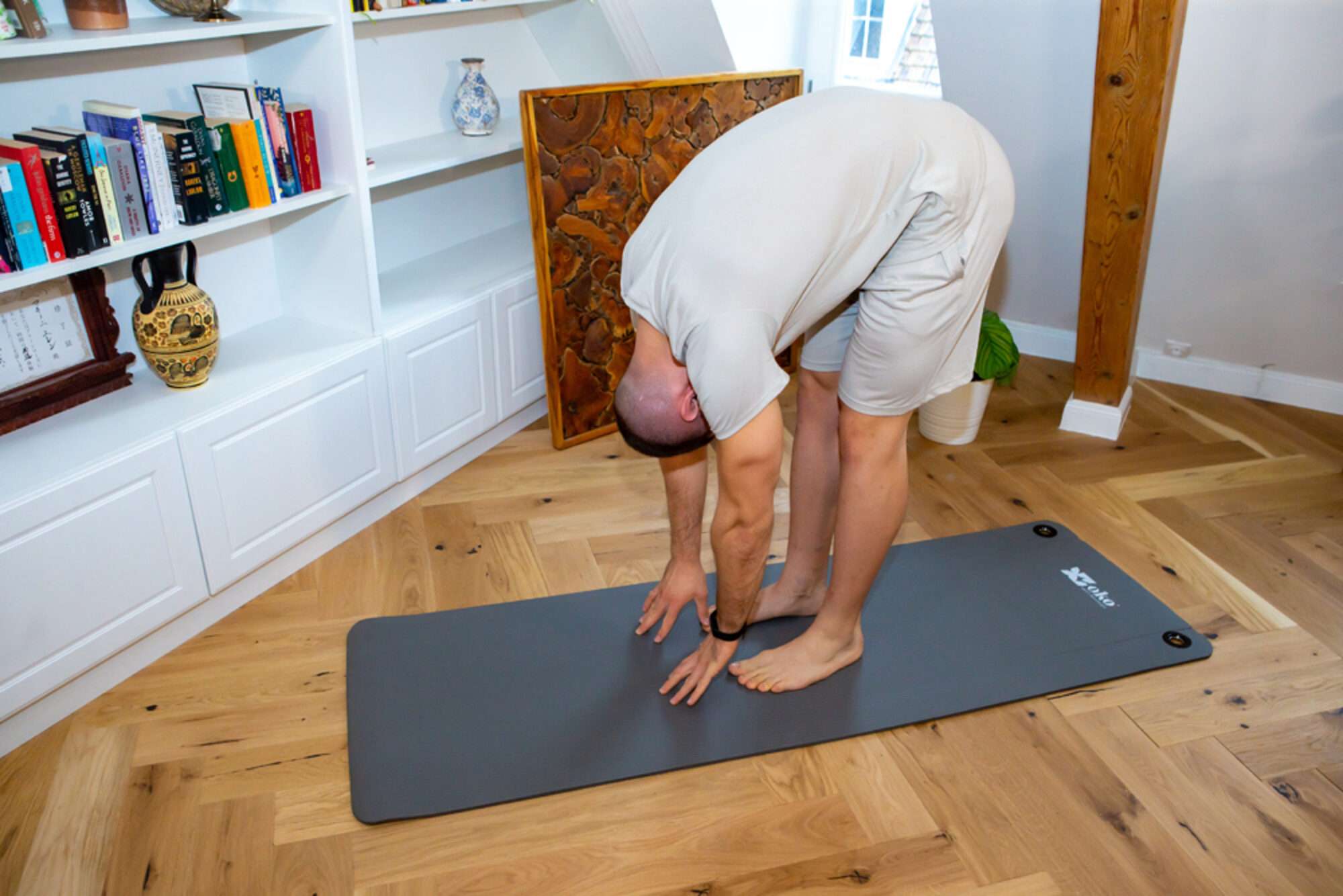 Image du produit : OKO yogamat met oogjes, keuze uit diktes 0,8 of 1,5 cm