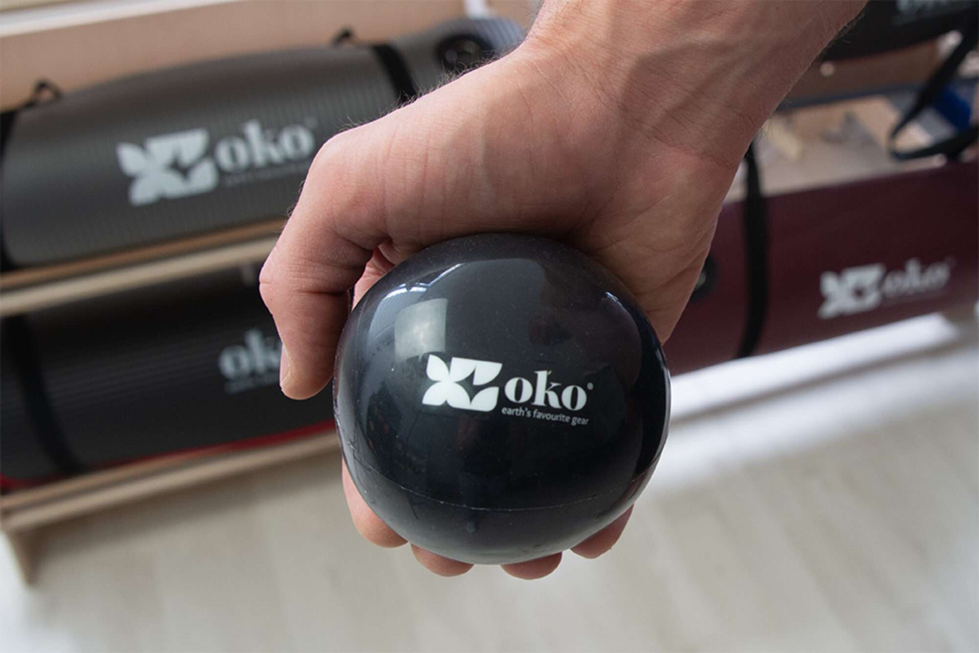 Image du produit : Set van 3 OKO pvc verzwaarde ballen