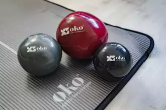 OKO zand verzwaarde PVC bal keuze uit gewichten: 0,5kg 1kg of 2kg