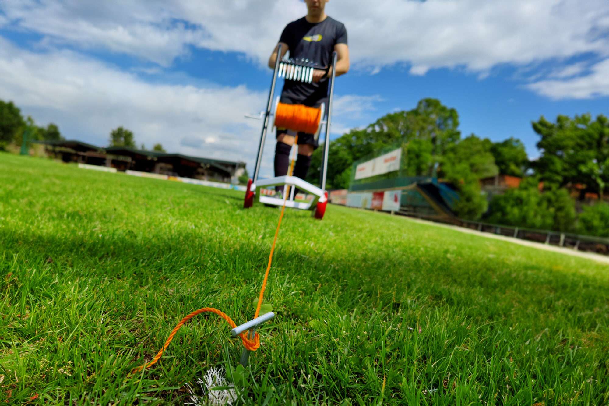 Image du produit : Haspelwagen voor hulp bij veldmarkering