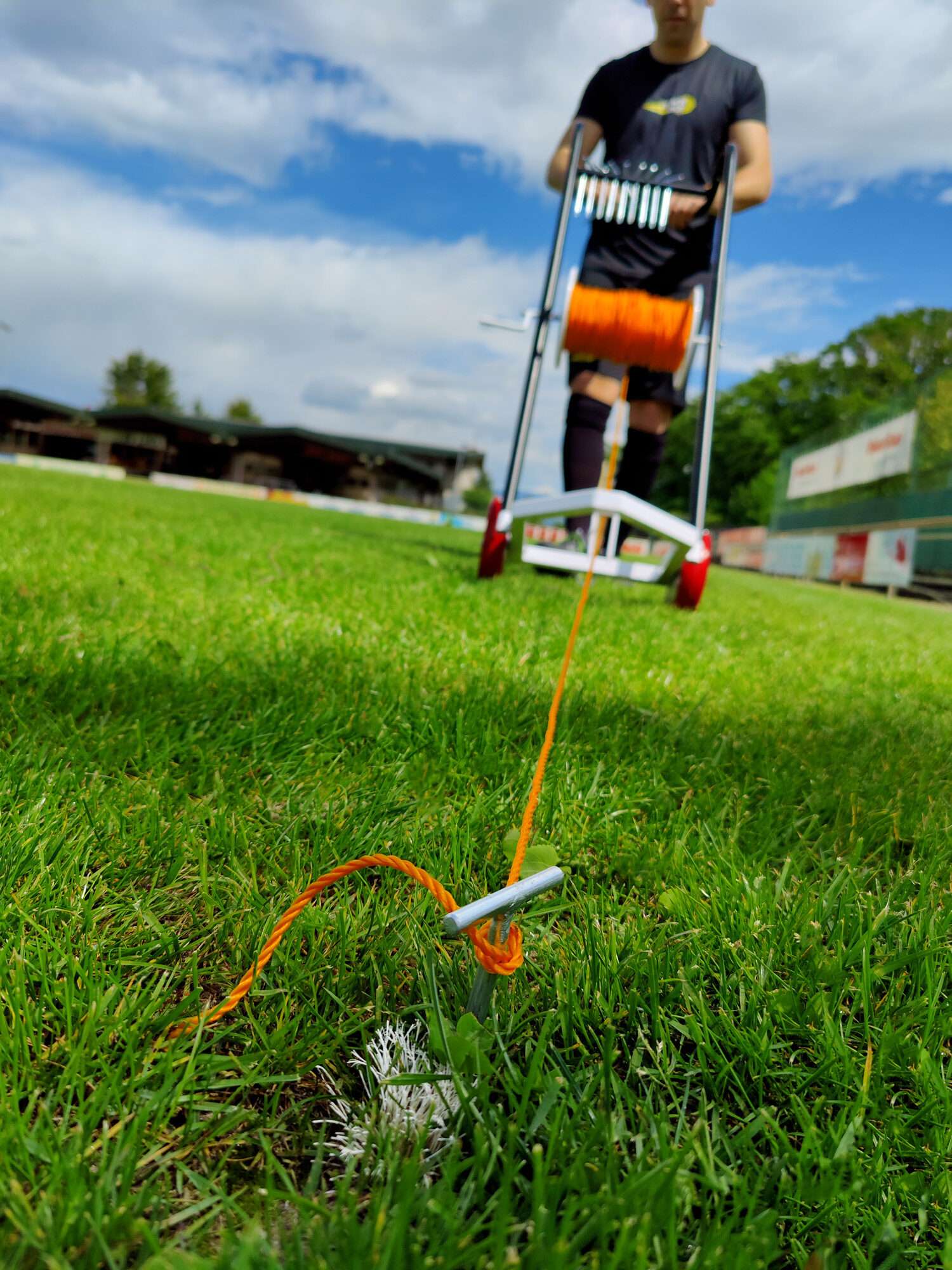 Image du produit : Haspelwagen voor hulp bij veldmarkering