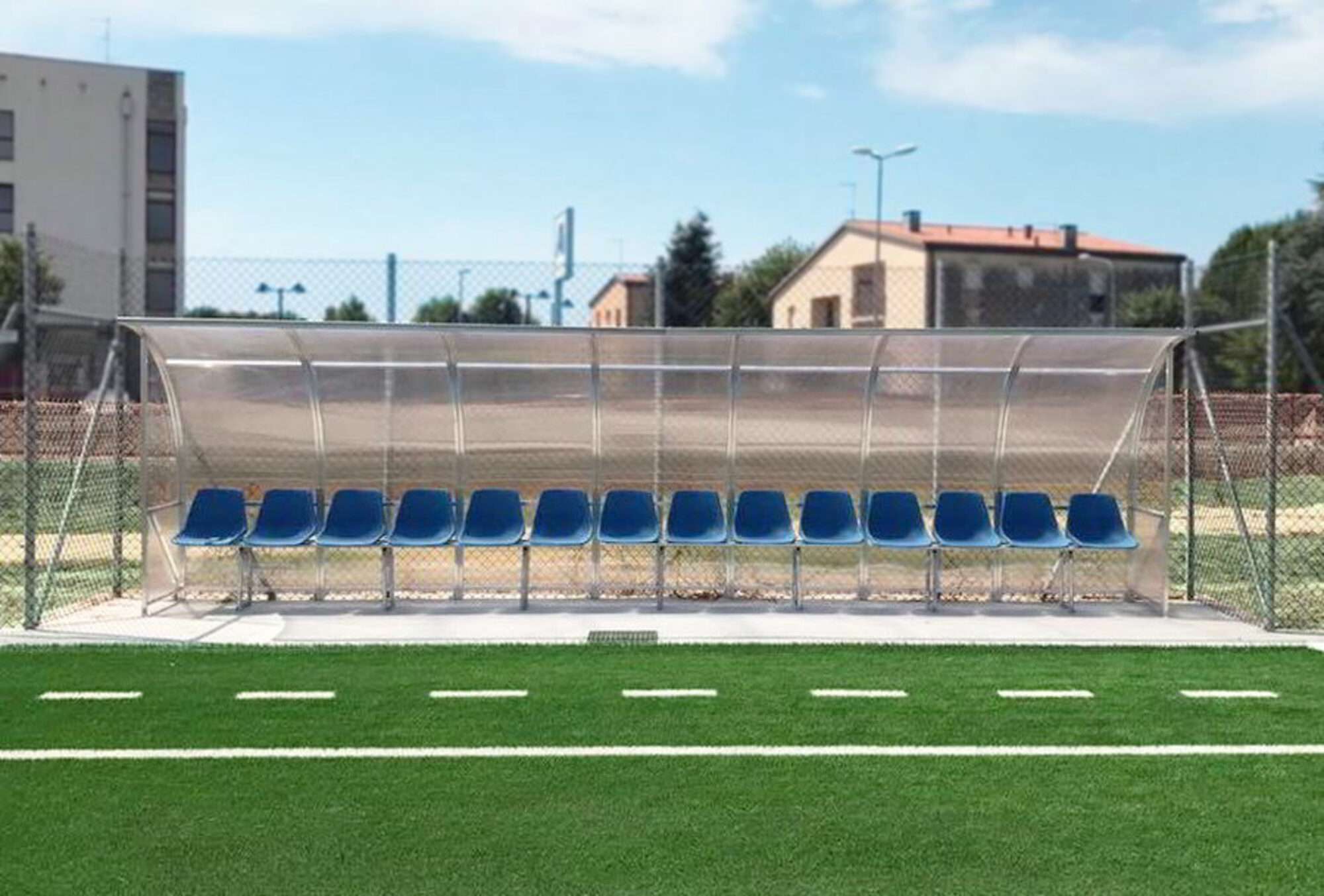 Image du produit : Dug-out - Spelersbank  - 2m