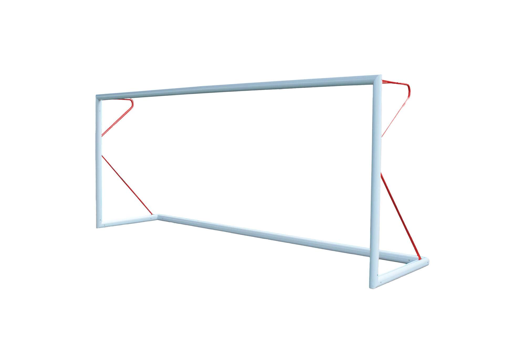 Image du produit : 11-a-side voetbaldoel - Verplaatsbaar - Aluminium - PROFESSIONAL - Rood
