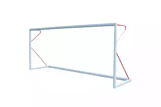 11-a-side voetbaldoel - Verplaatsbaar - Aluminium - PROFESSIONAL - Rood