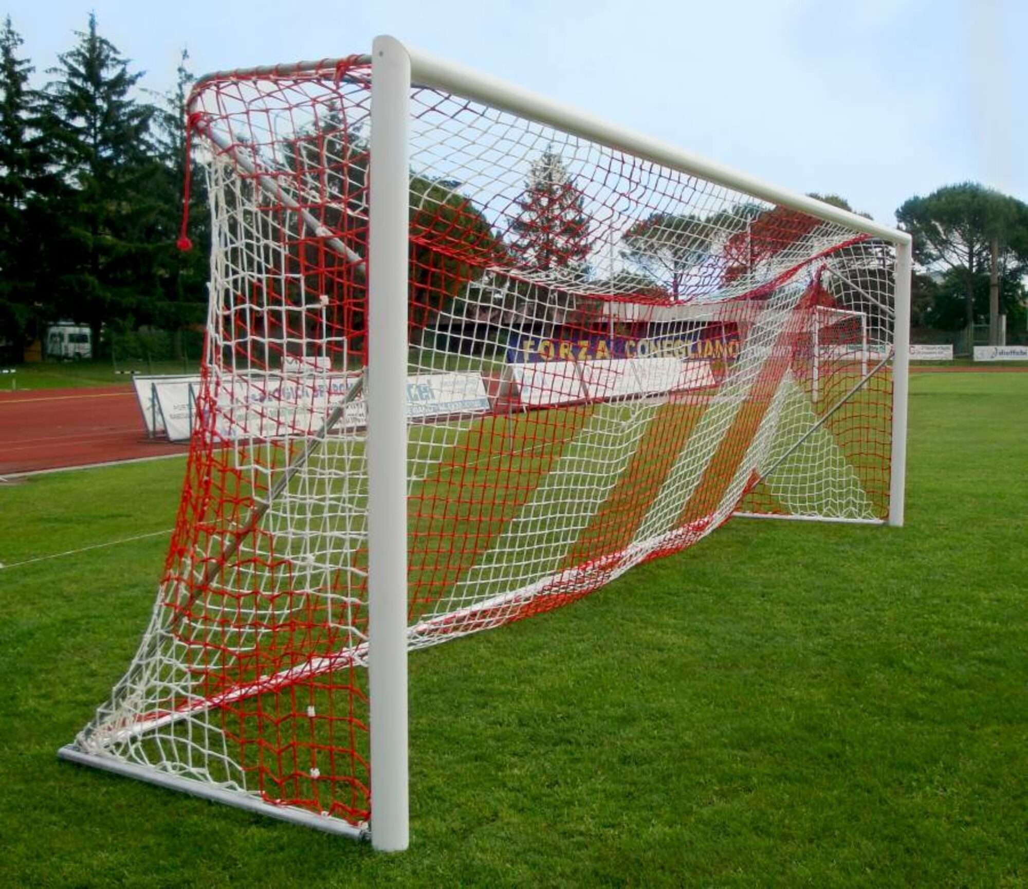 Image du produit : 11-a-side voetbaldoel - Aluminium - ECO - Versterkte achterbalk