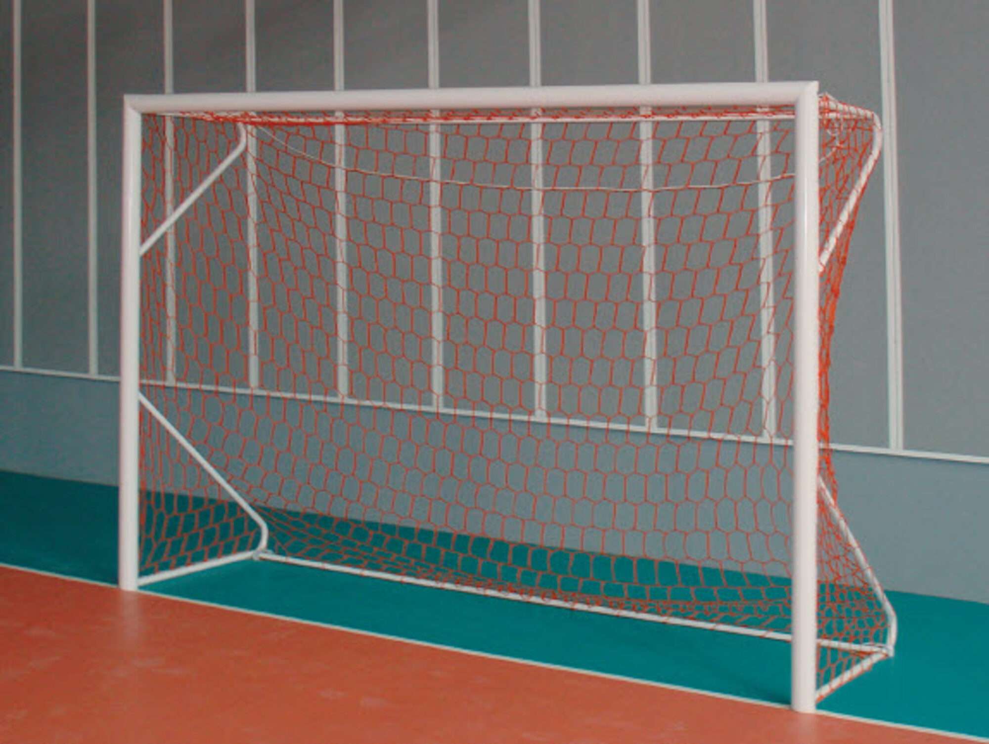 Image du produit : Voetbaldoel met Bodemkokers - Aluminium - 4 x 2 m