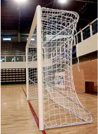 Voetbaldoel met Bodemkokers - Aluminium (80 x 80 mm) - 5 x 2 m