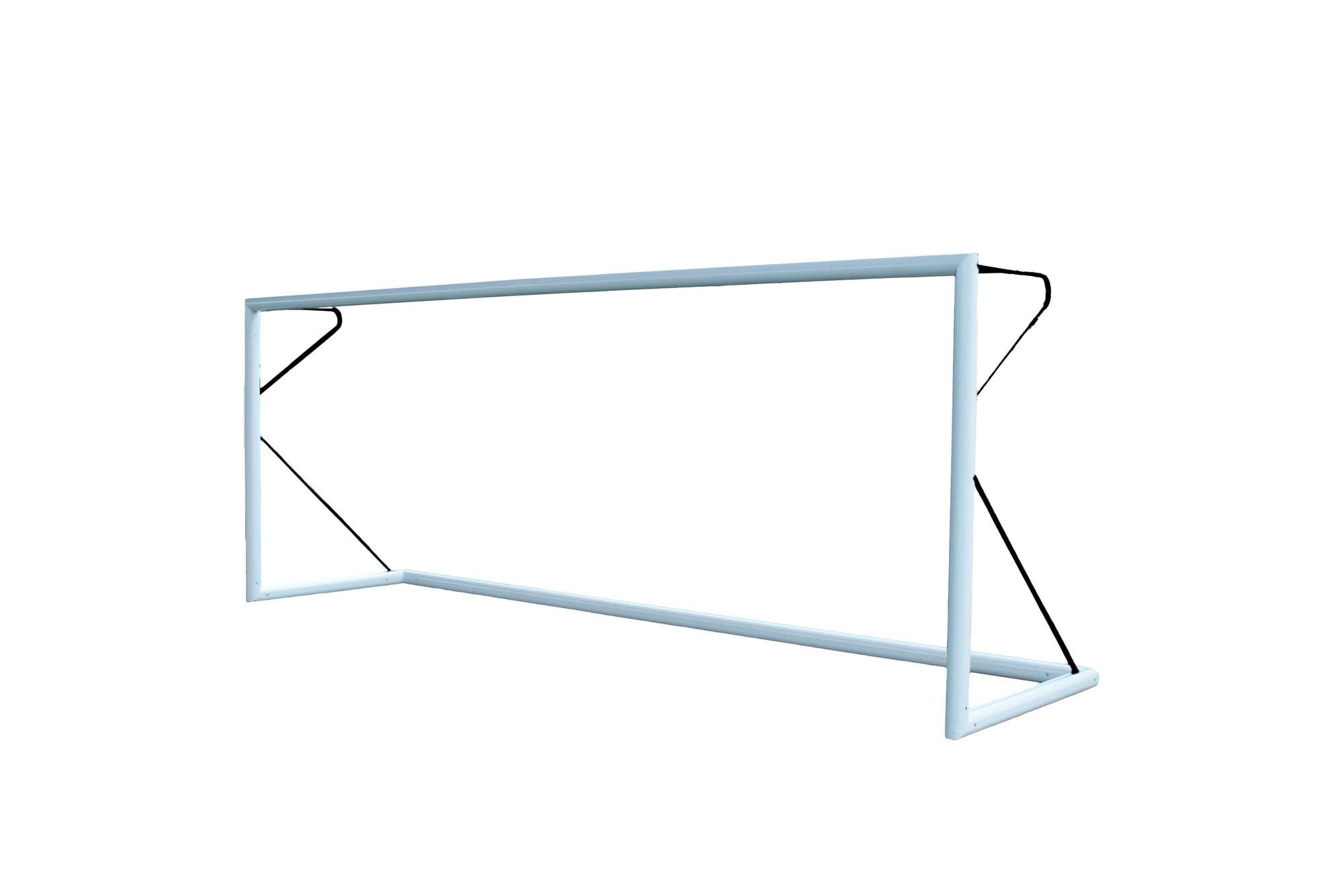 Image du produit : 8-a-side voetbaldoel (6m x 2,1m) - Verplaatsbaar - Aluminium 80mm - Keuze uit verschillende kleuren