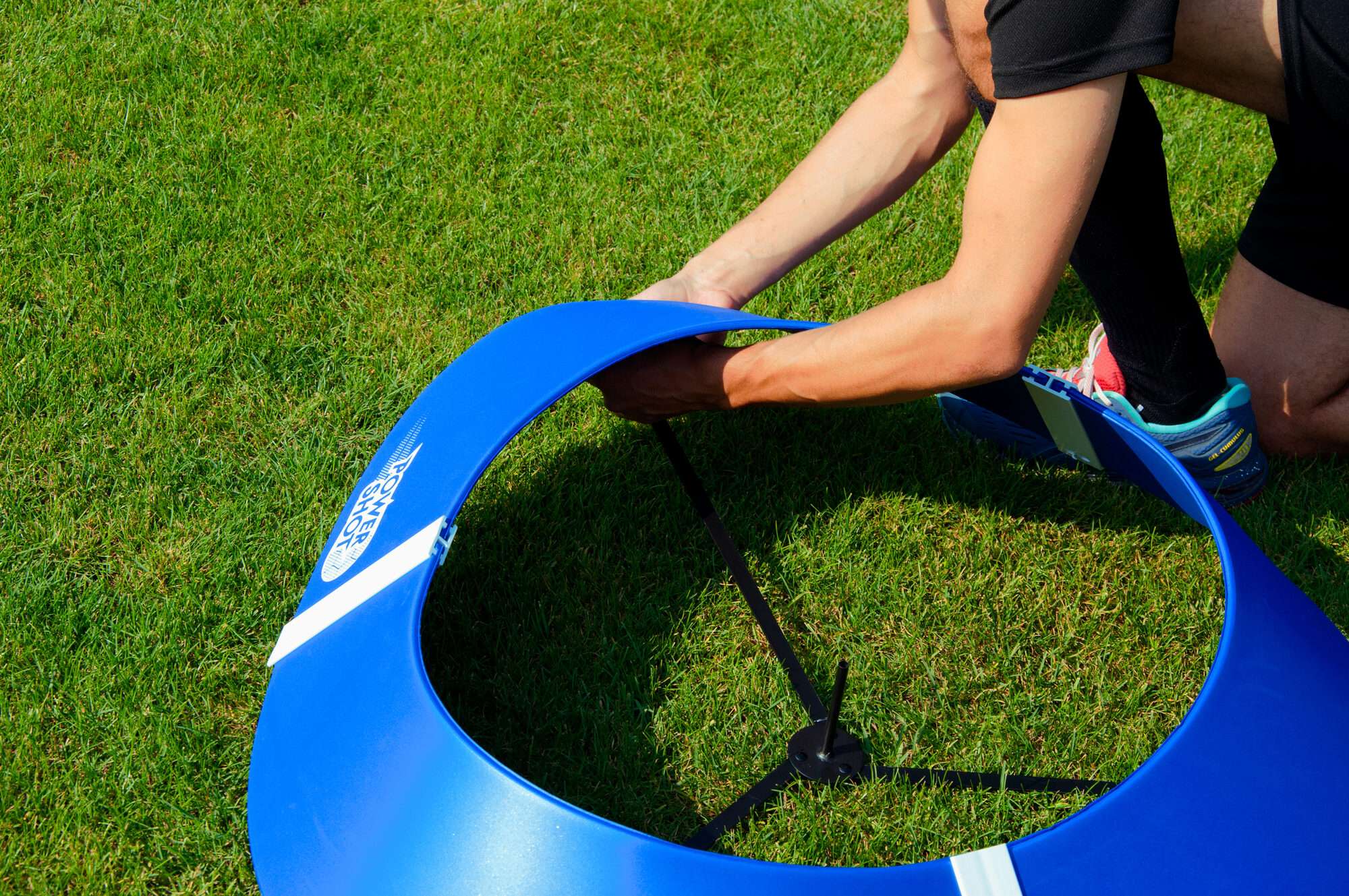 Image du produit : Set van 10 FOOT GOLF-doelen met basen en vlaggen