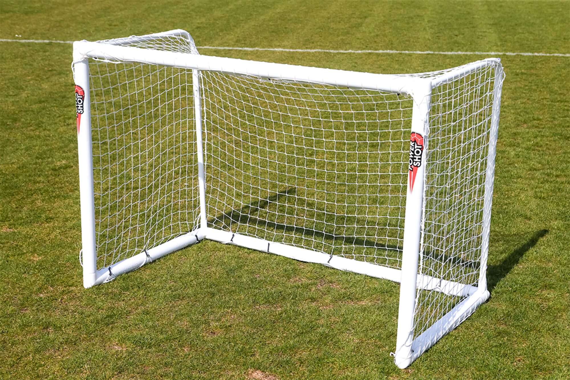 Image du produit : POWERSHOT voetbaldoel 1,8 x 1,2 m + net, ankers