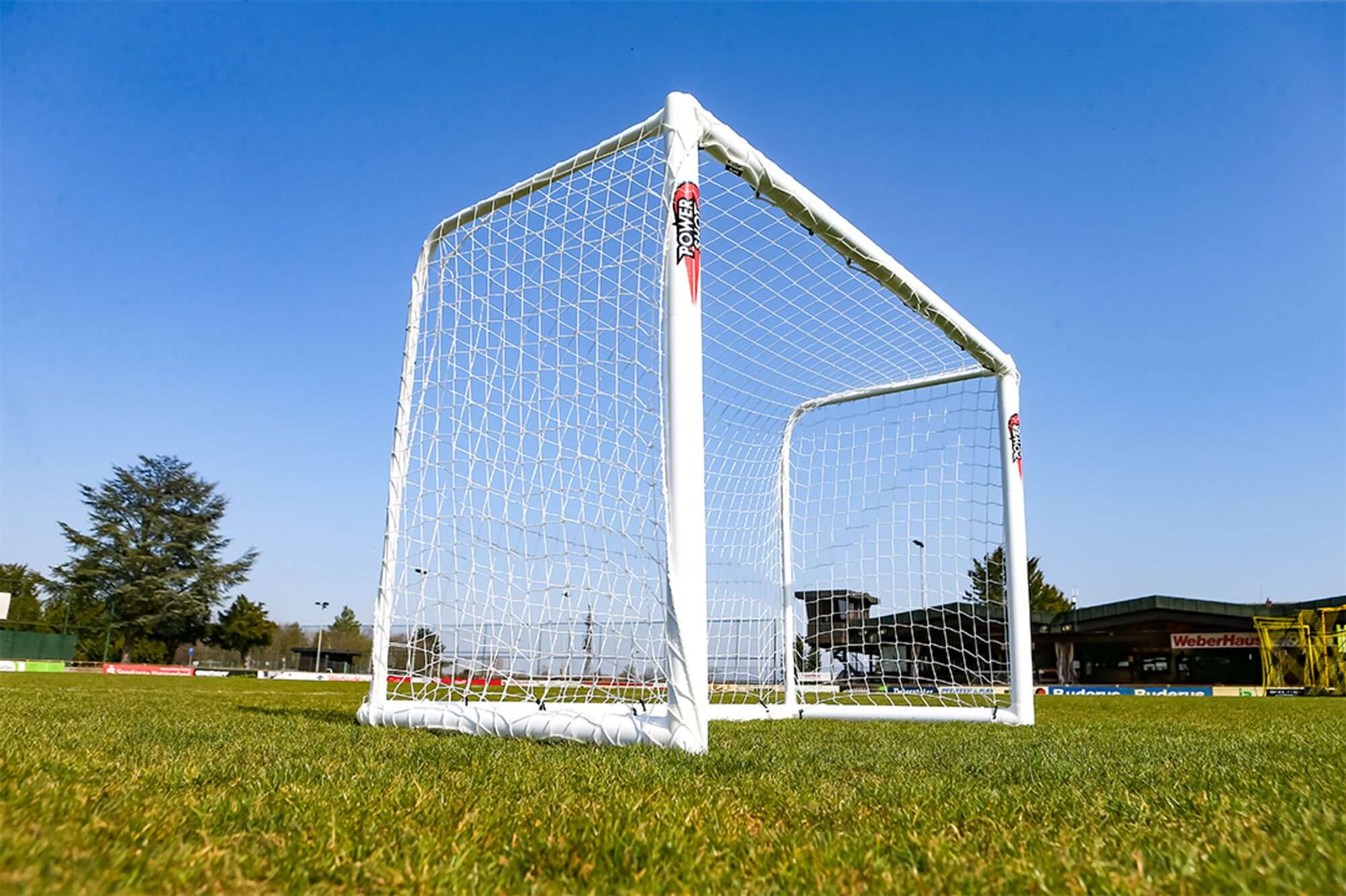 Image du produit : POWERSHOT voetbaldoel 2,4 x 1,8 m + net, ankers