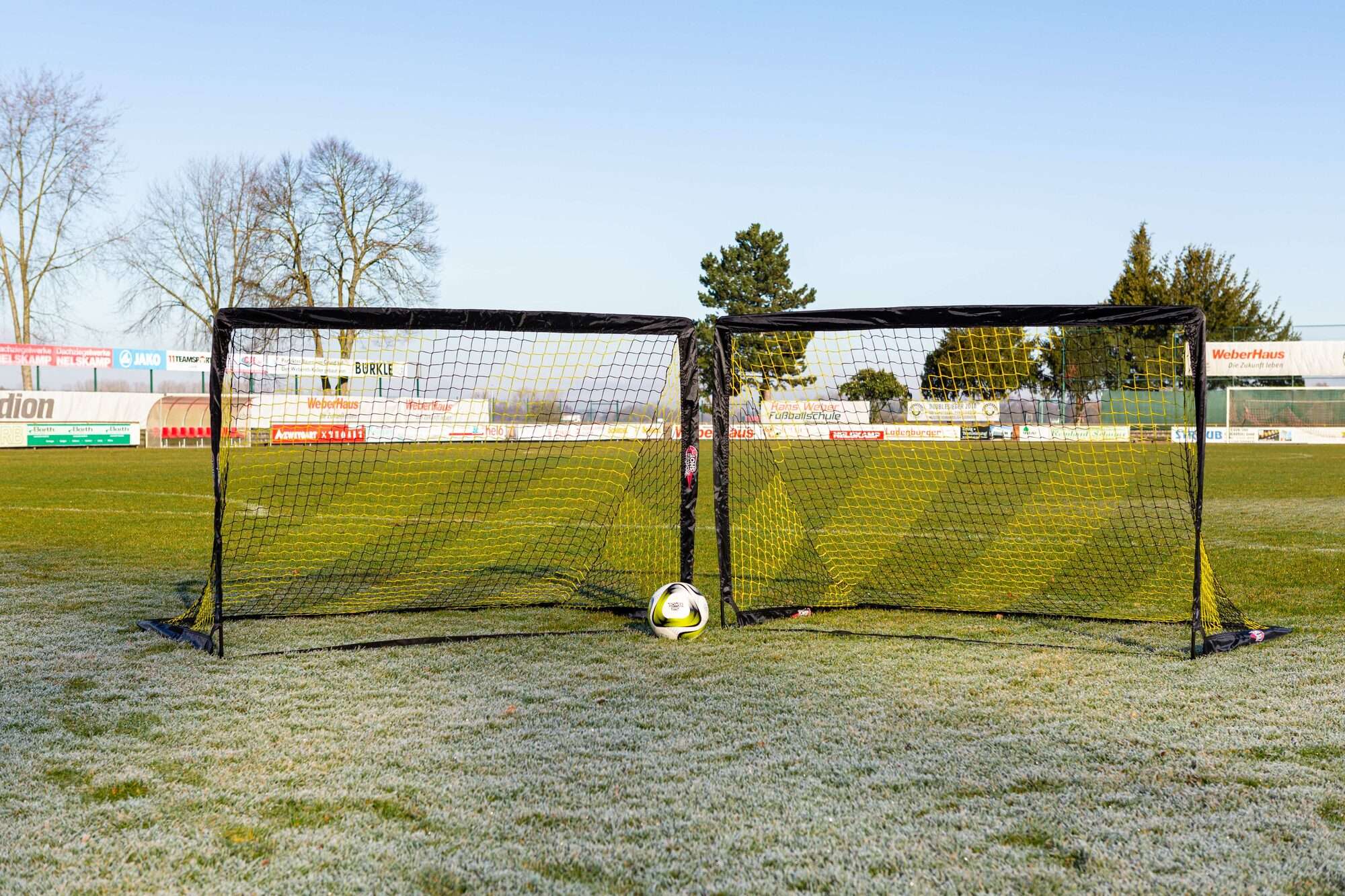 Image du produit : POWERSHOT® 2x Pop Up Goals 1,2x0,9m ( 4' x 3' ) black/yellow