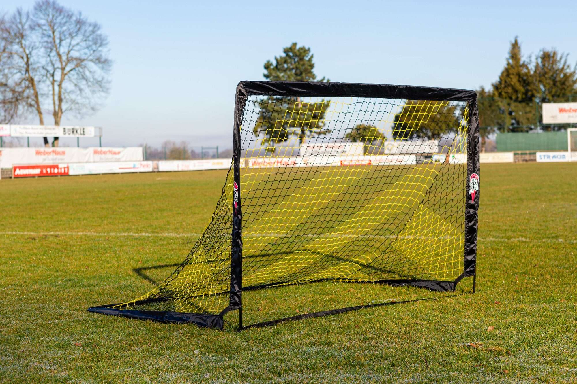 Image du produit : POWERSHOT® 2x Pop Up Goals 1,8x1,2m ( 6' x 4' ) black/yellow