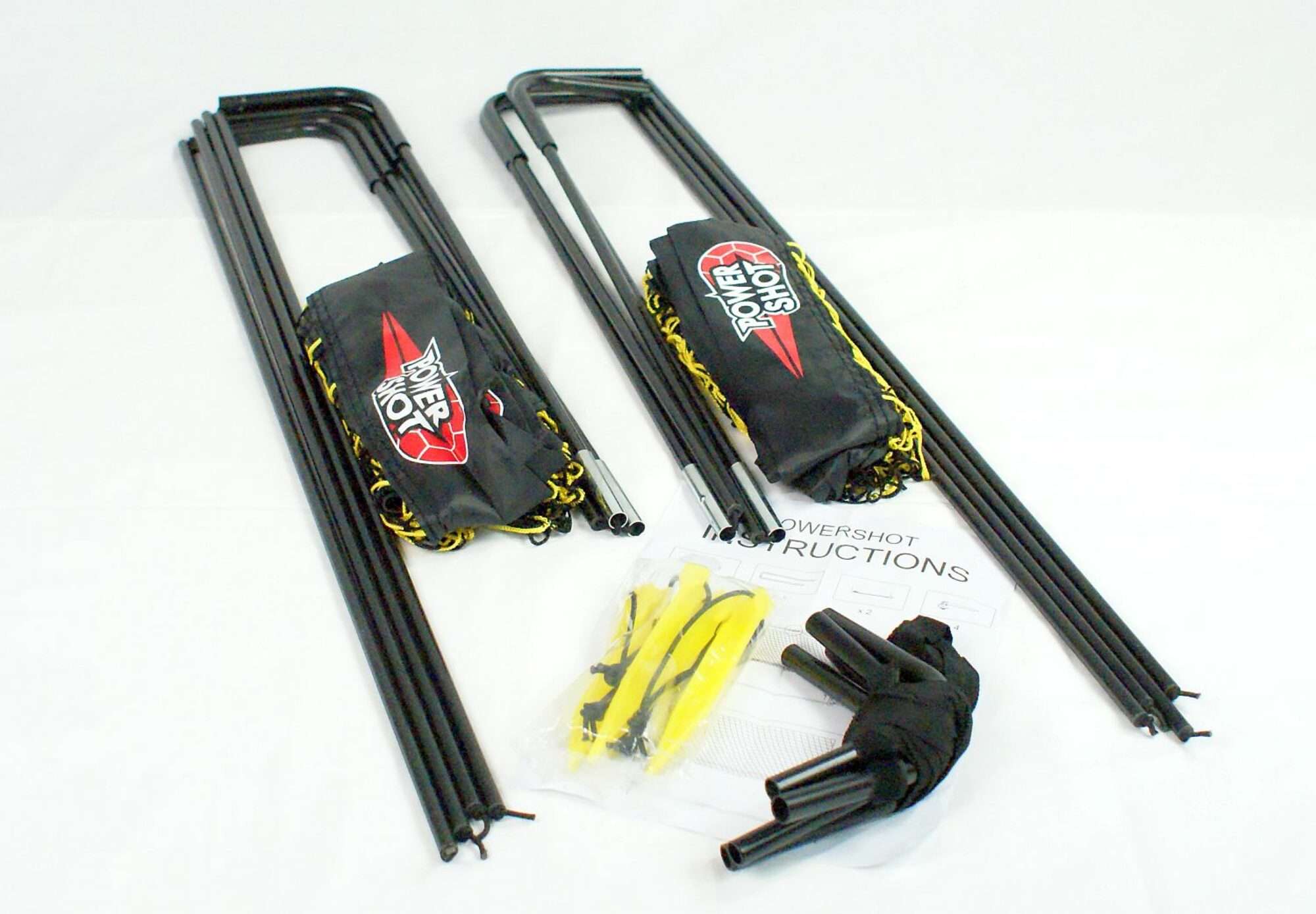 Image du produit : POWERSHOT® 2x Pop Up Goals 1,8x1,2m ( 6' x 4' ) black/yellow