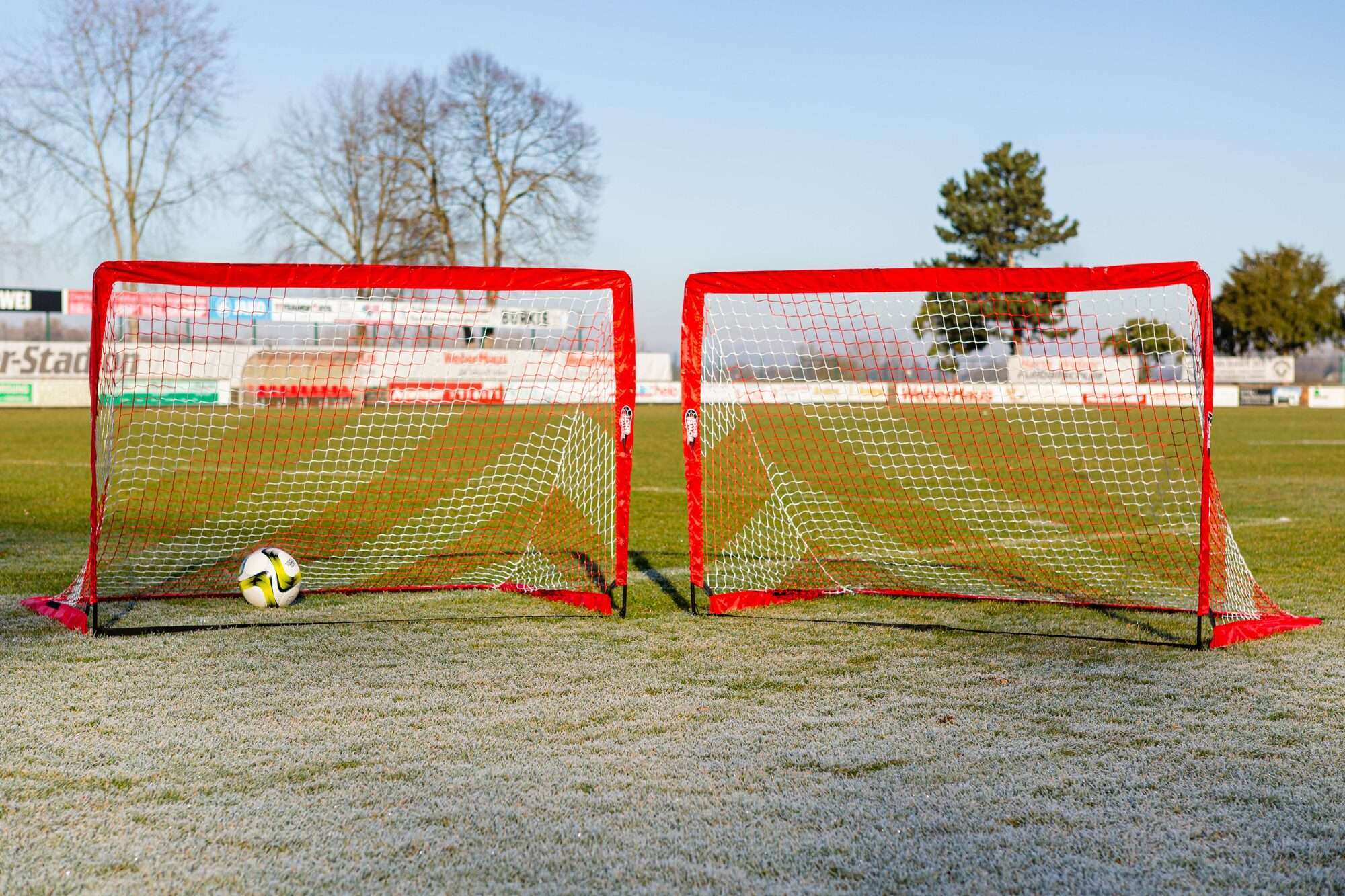 Image du produit : POWERSHOT® 2x Pop Up Goals 1,2x0,9m( 4' x 3' ) red/white