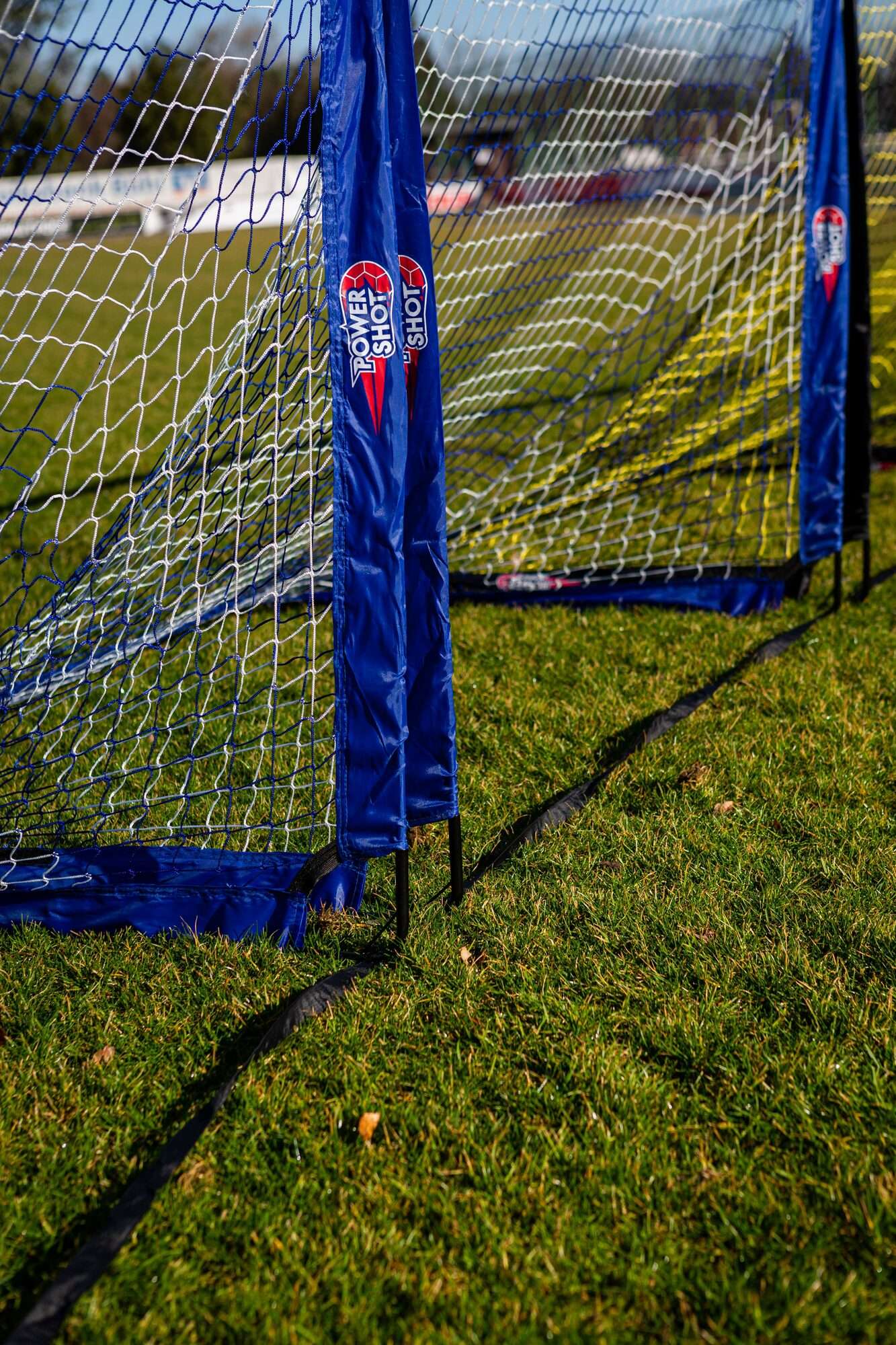 Image du produit : POWERSHOT® 2x Pop Up Goals 1,8x1,2m ( 6' x 4' ) blue/white
