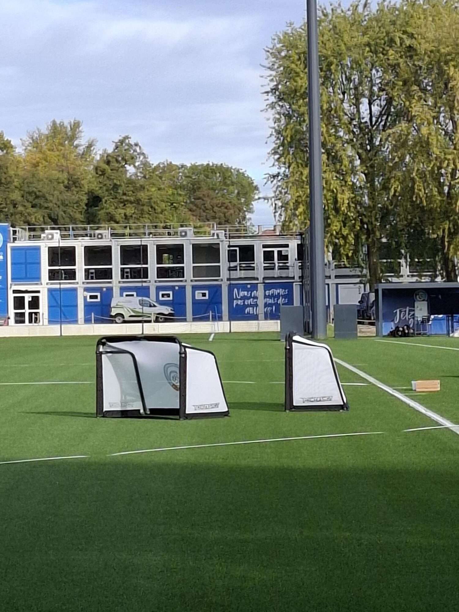 Image du produit : Mini but de foot POWERSHOT aluminium 1,5 x 1 m PLIABLE