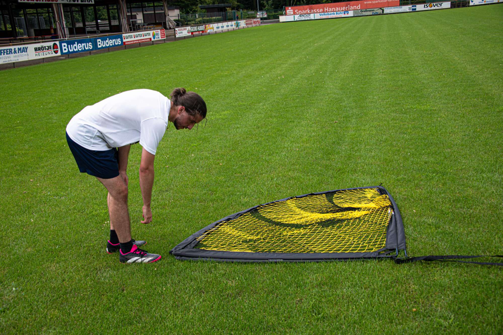 Image du produit : Paire de but POP UP 2,2x1,5m noir/jaune