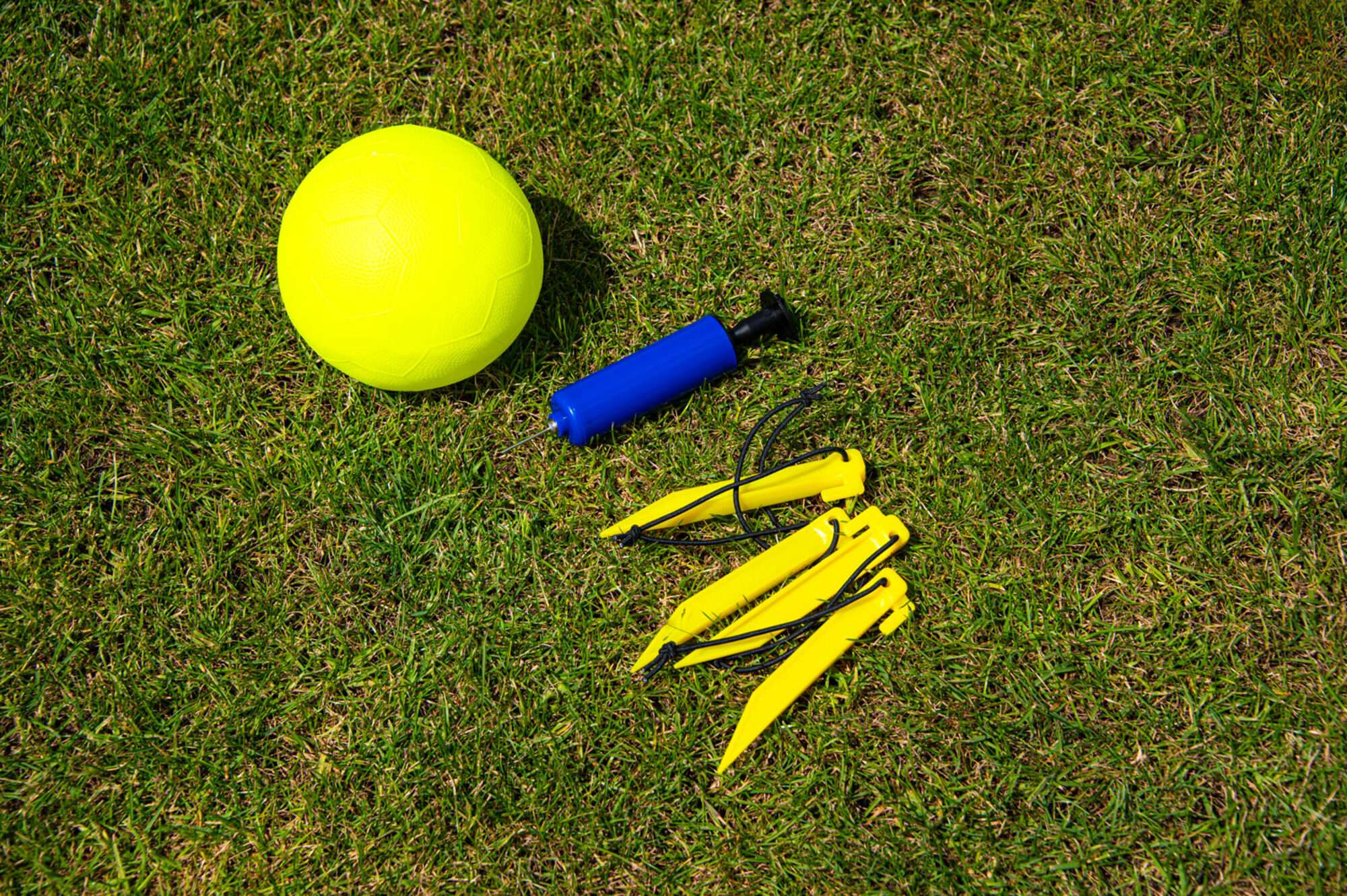 Image du produit : Paire de but POP UP 1,2x0,9m bleu/rouge