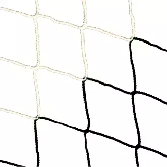 2-kleurig voetbalnet 3mm (7,32x2,44m) Wit / zwart