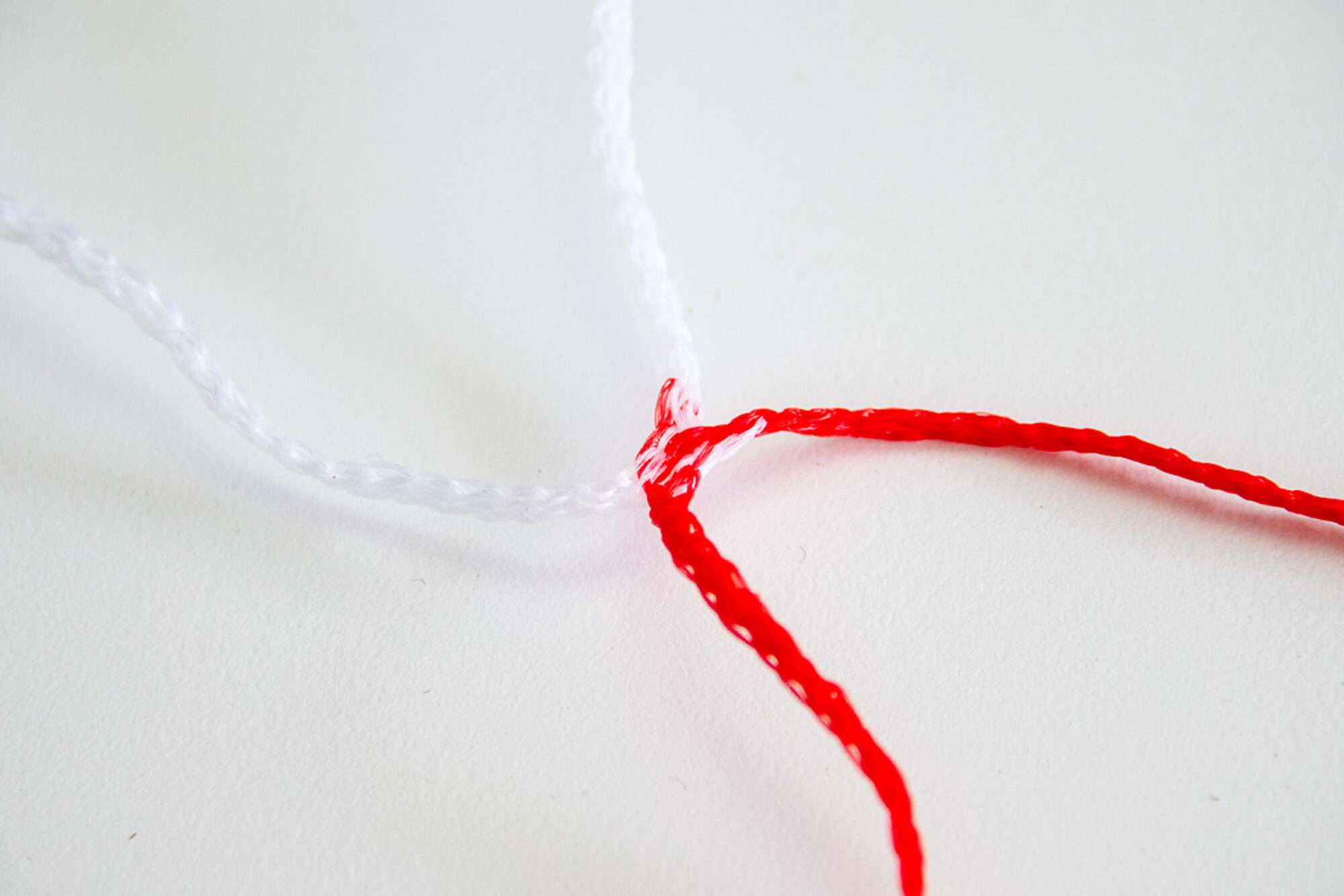 Image du produit : Filet football - 3x2m - Rouge/blanc