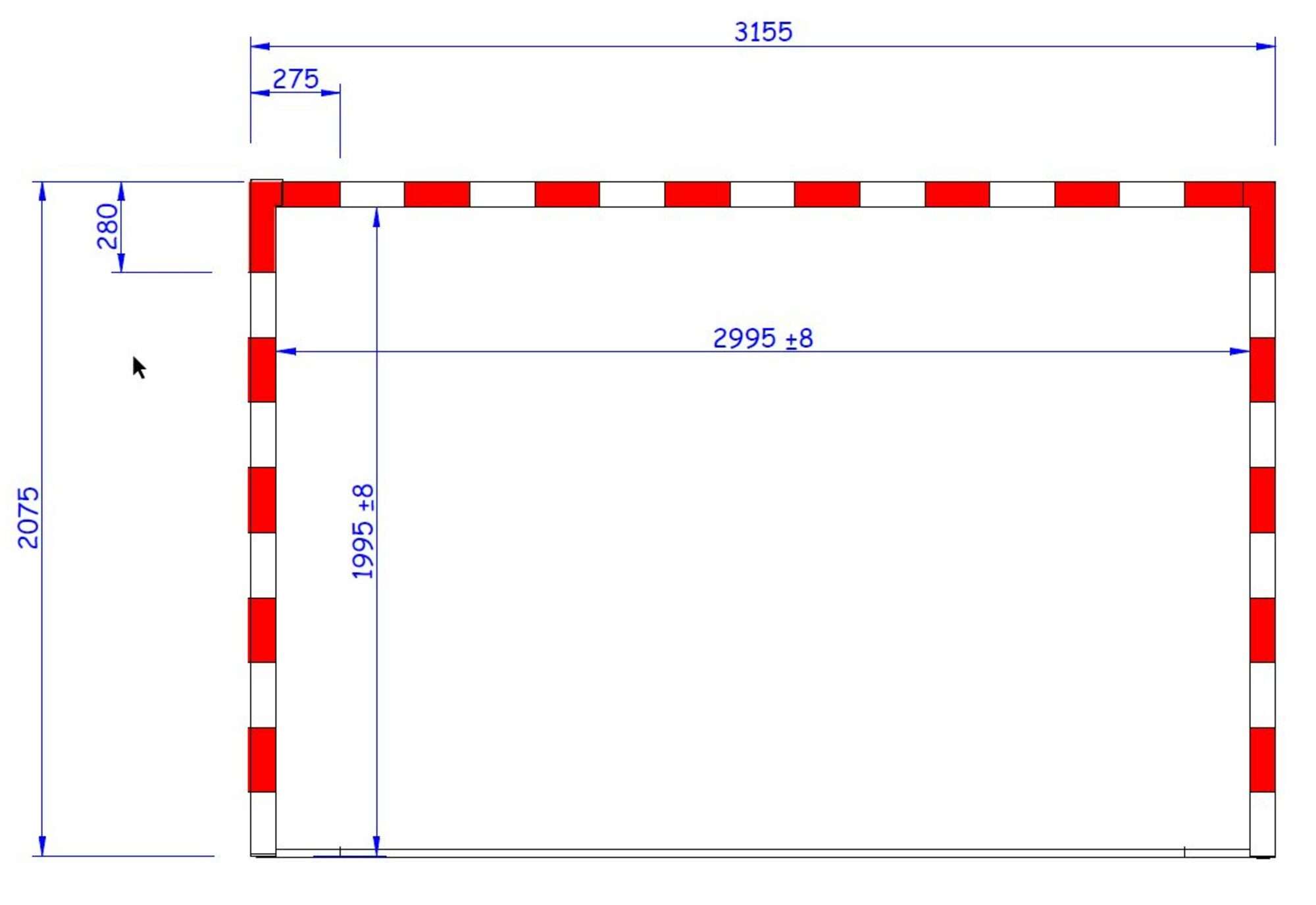 Image du produit : Handbaldoel - Verrijdbaar - Staal of aluminium