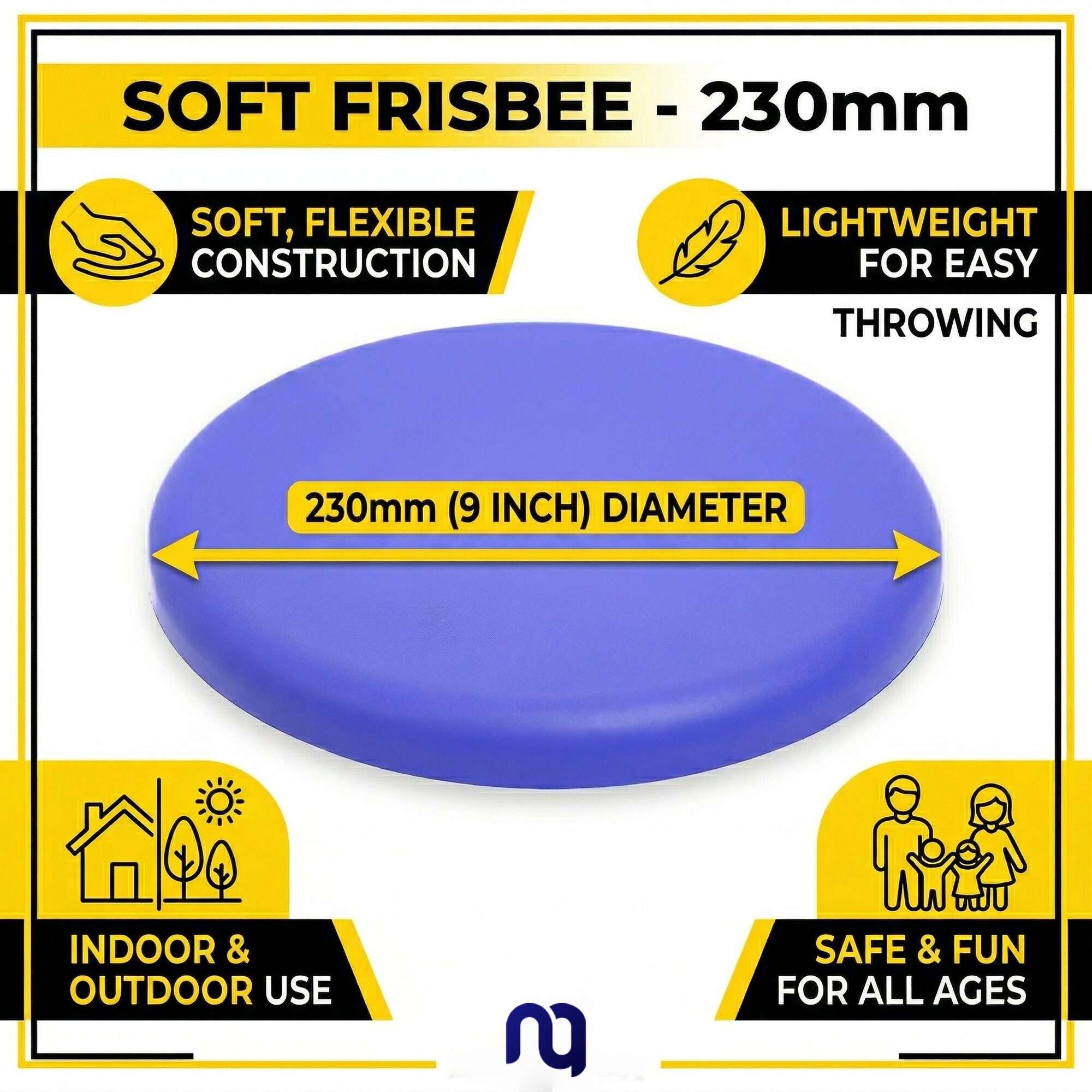 Image du produit : Zachte frisbee 230mm