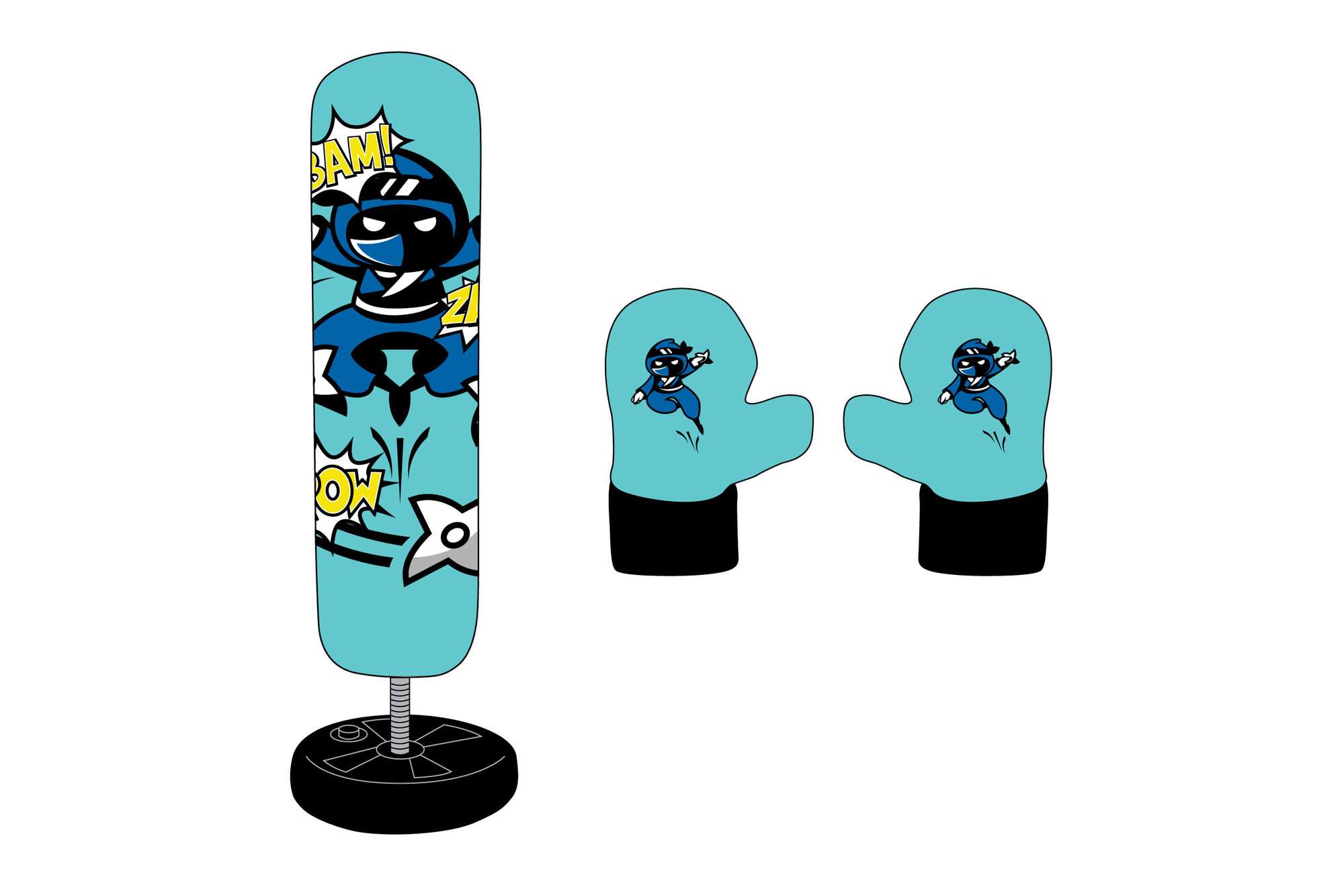 Image du produit : Staande bokszak - Snelbokstraining