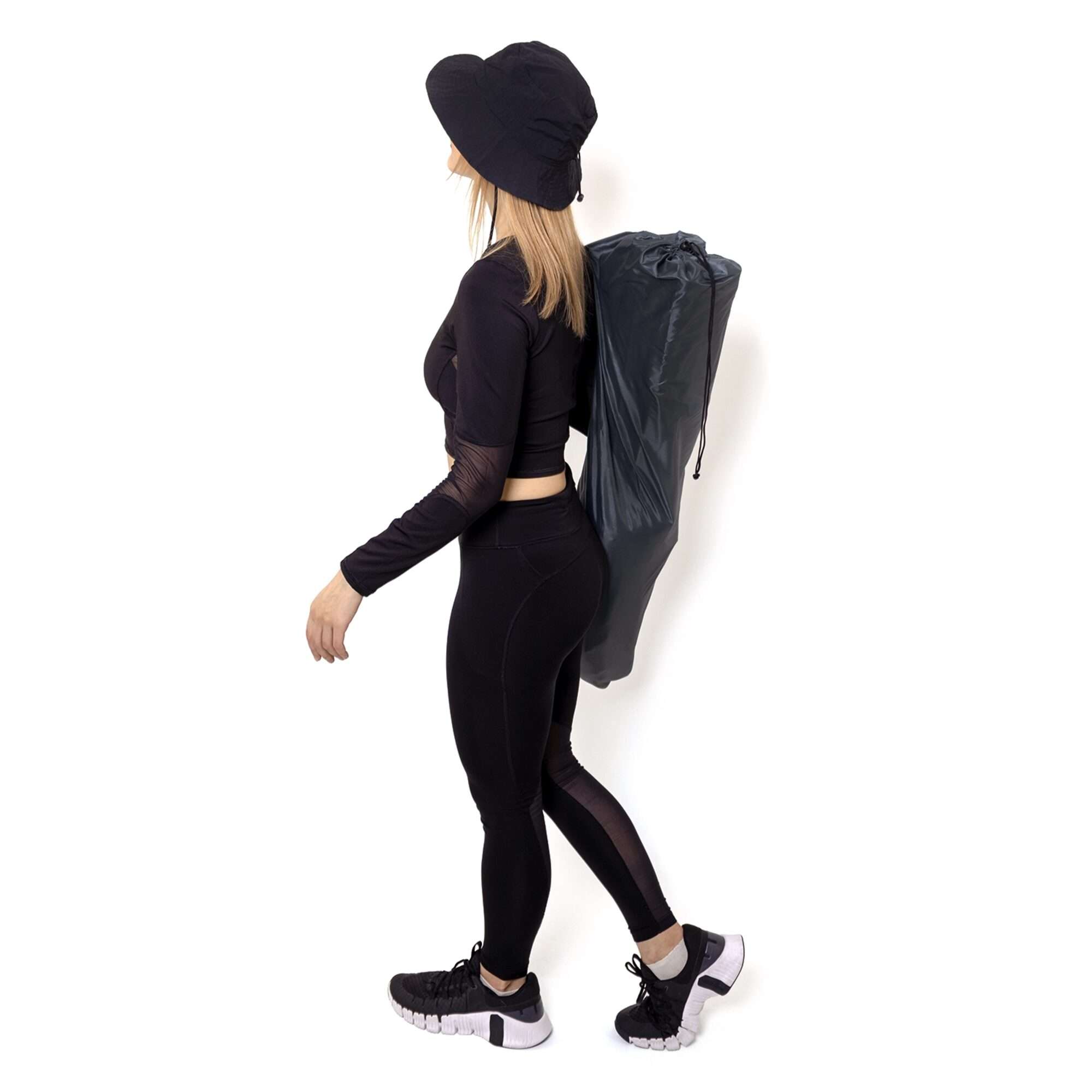 Image du produit : Set van 2 campingstoelen met flessenhouder op armleuning