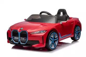 Officiële BMW i4 elektrische kinderauto - Red Metallic (3 tot 8 jaar)
