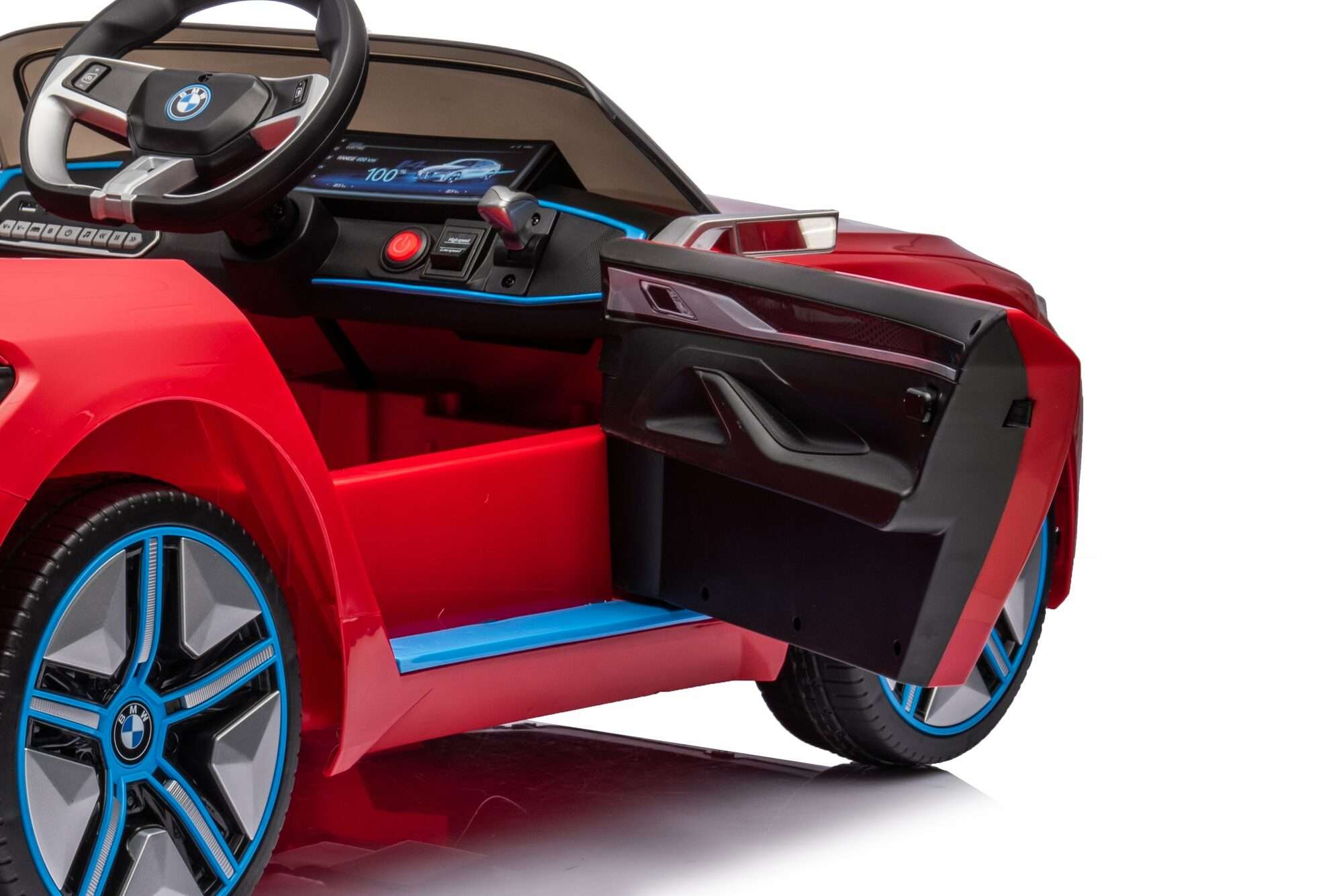 Image du produit : Officiële BMW i4 elektrische kinderauto - Red Metallic (3 tot 8 jaar)