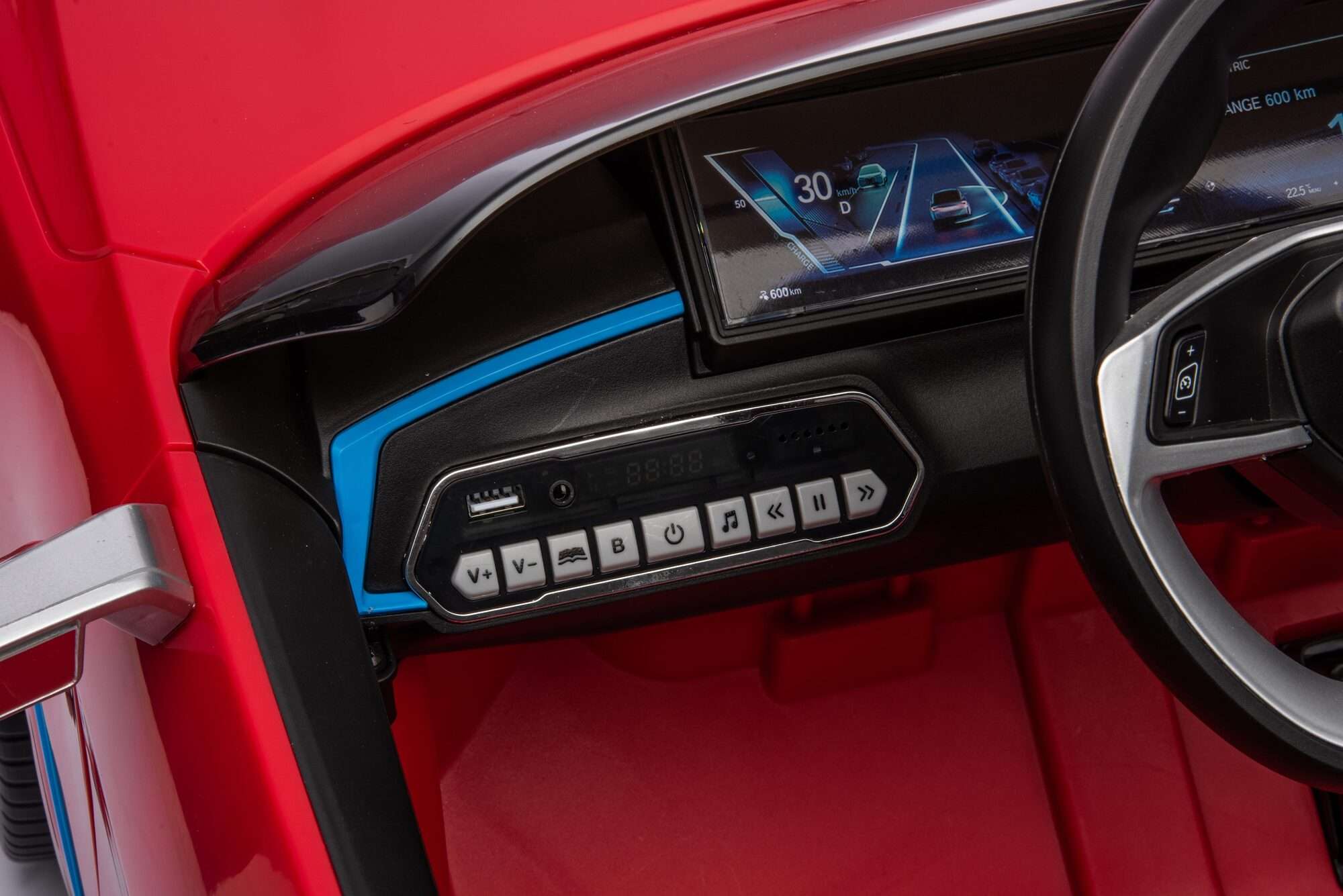 Image du produit : Officiële BMW i4 elektrische kinderauto - Red Metallic (3 tot 8 jaar)