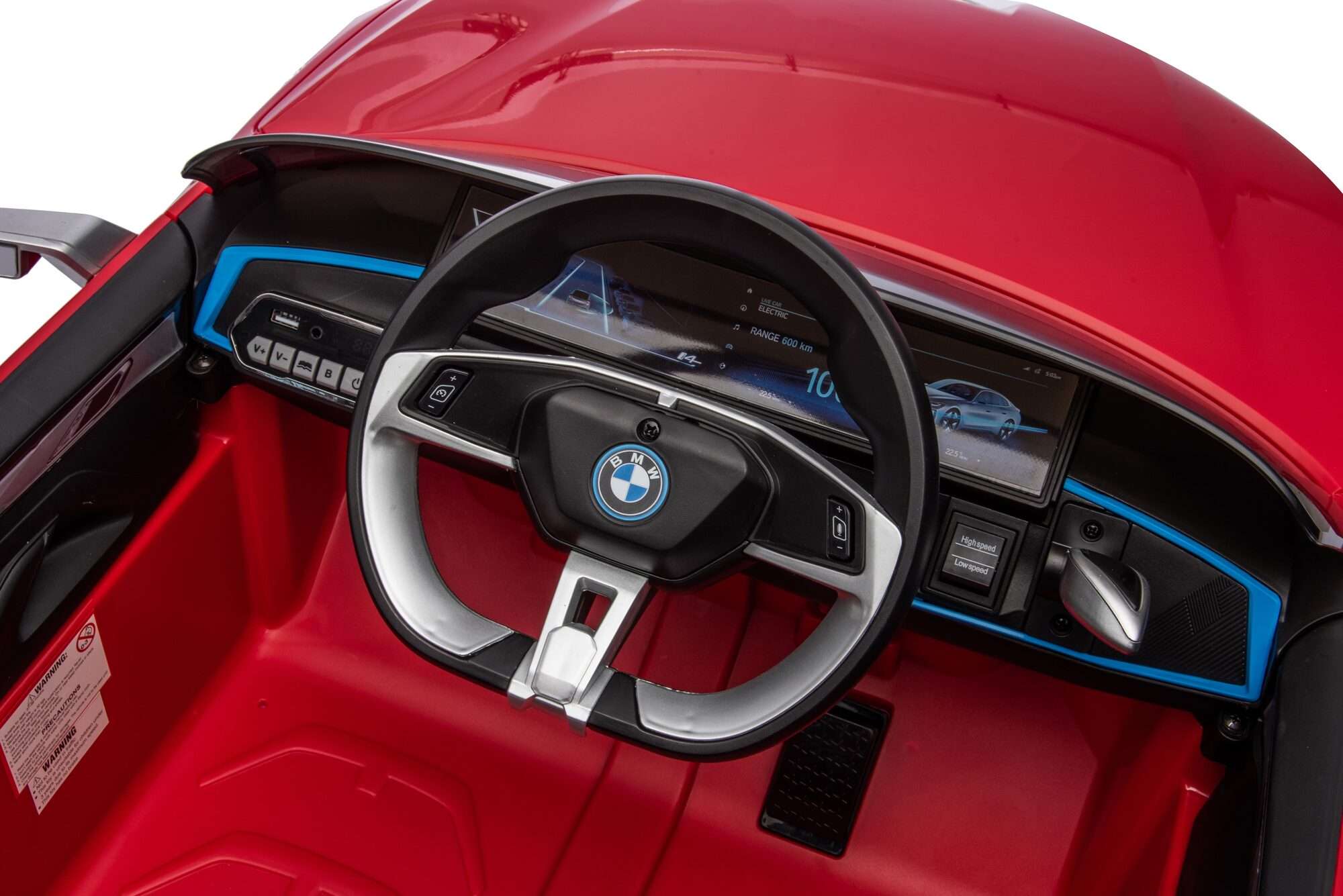 Image du produit : Officiële BMW i4 elektrische kinderauto - Red Metallic (3 tot 8 jaar)