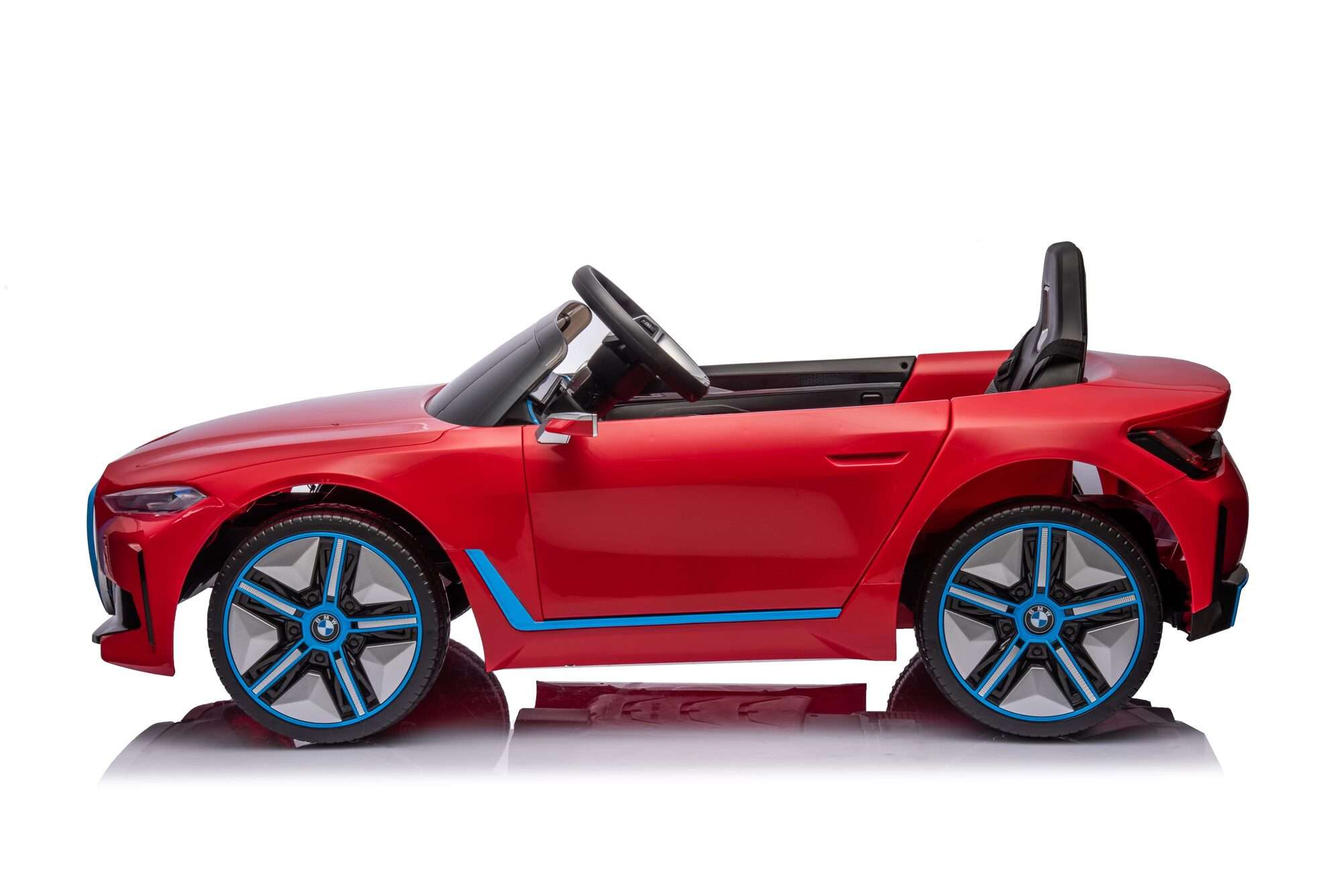 Image du produit : Officiële BMW i4 elektrische kinderauto - Red Metallic (3 tot 8 jaar)