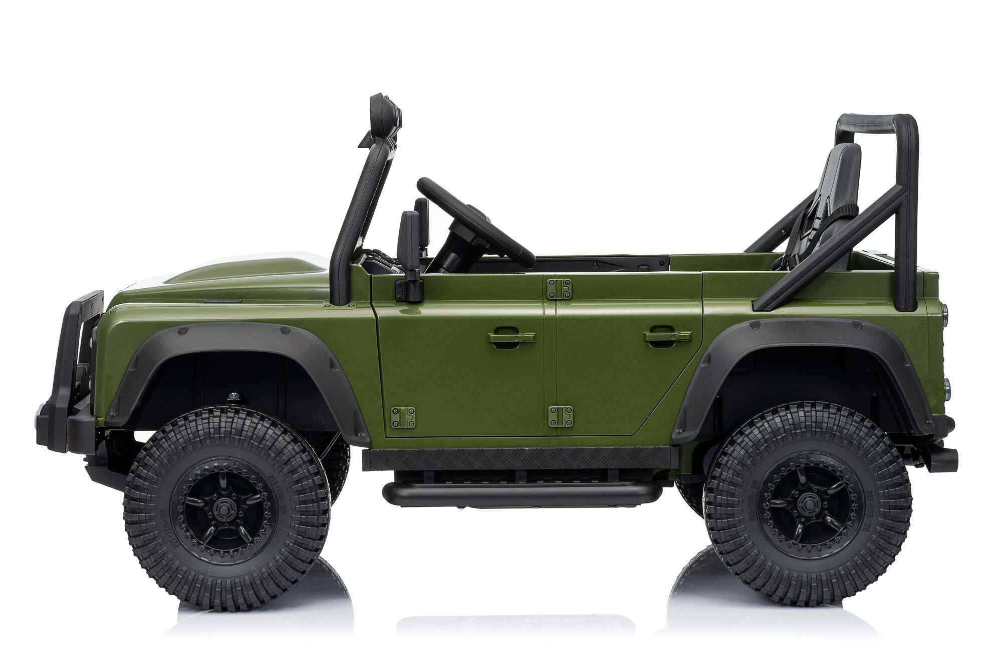 Image du produit : Land Rover Defender 110 SVX elektrische kinderauto - Legergroen (3 tot 8 jaar)