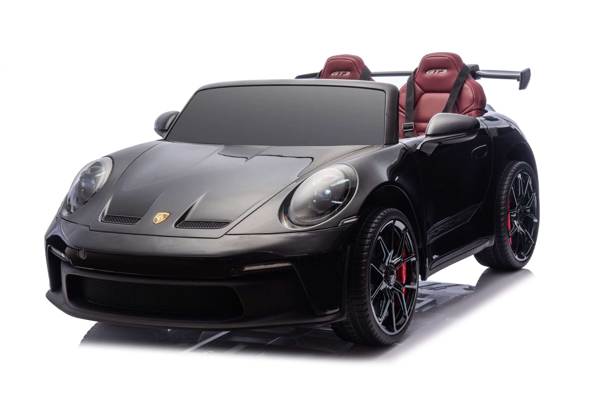 Image du produit : Elektrische kinderauto Porsche 911 GT3 - Zwart (3 tot 8 jaar)