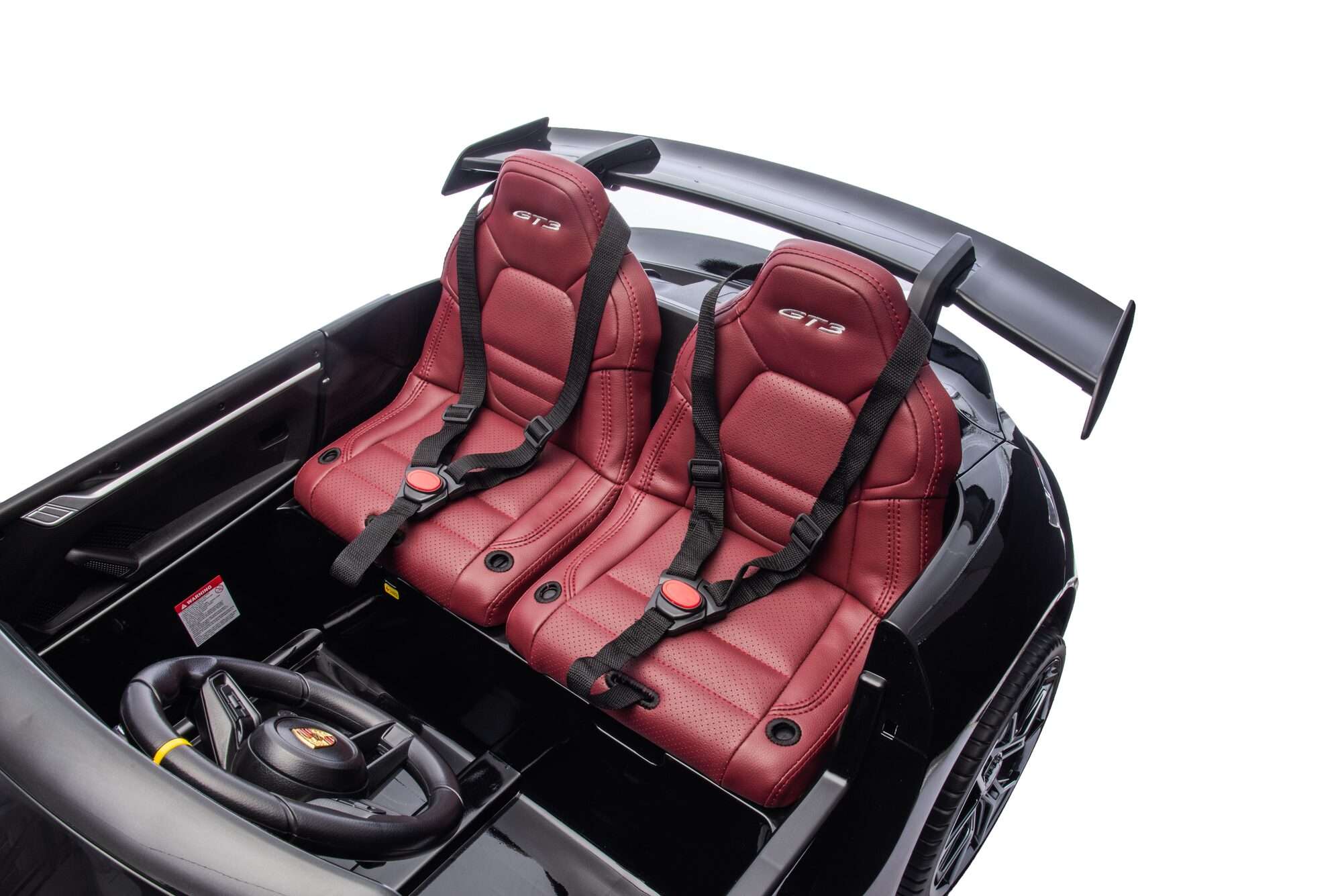 Image du produit : Elektrische kinderauto Porsche 911 GT3 - Zwart (3 tot 8 jaar)