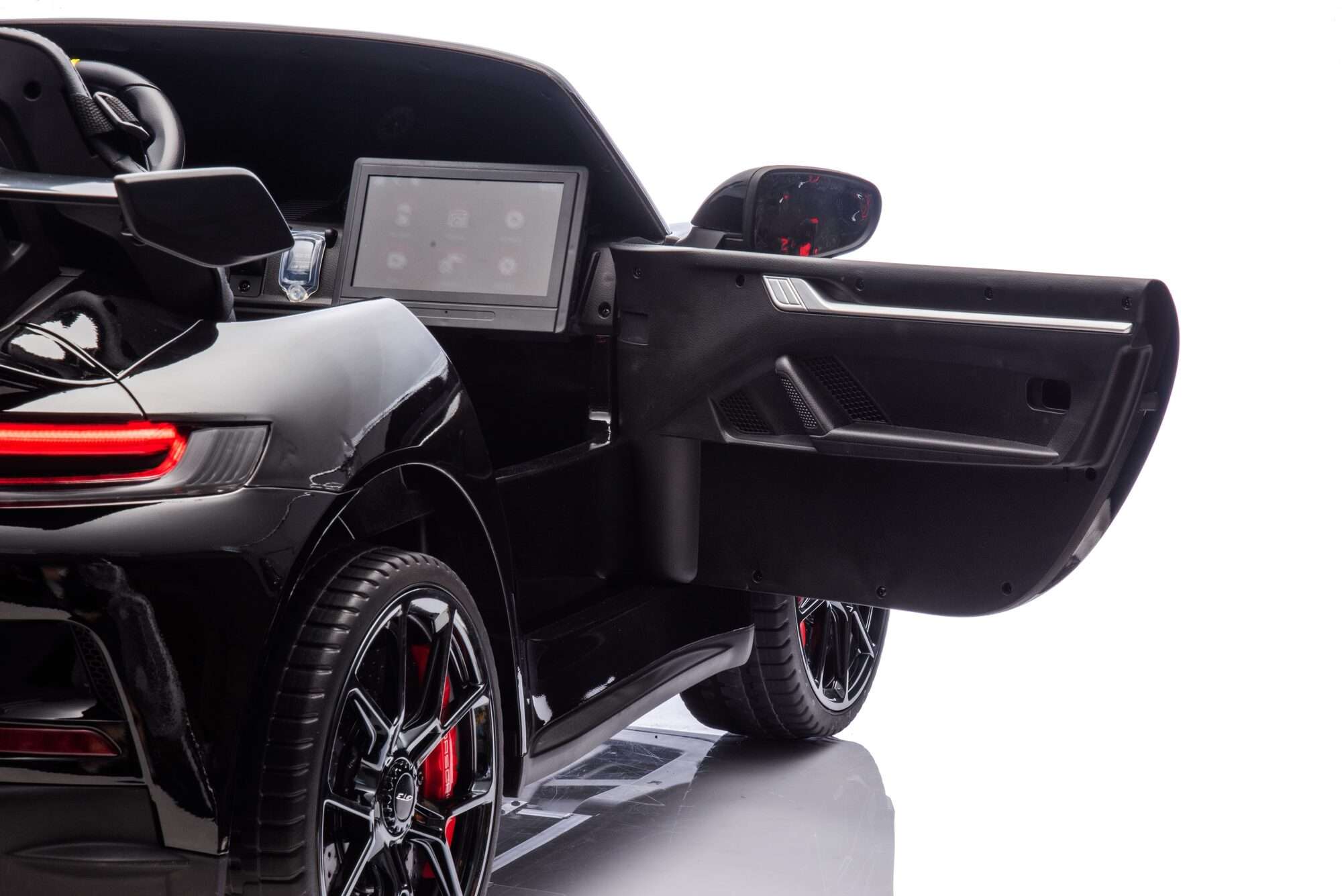 Image du produit : Elektrische kinderauto Porsche 911 GT3 - Zwart (3 tot 8 jaar)