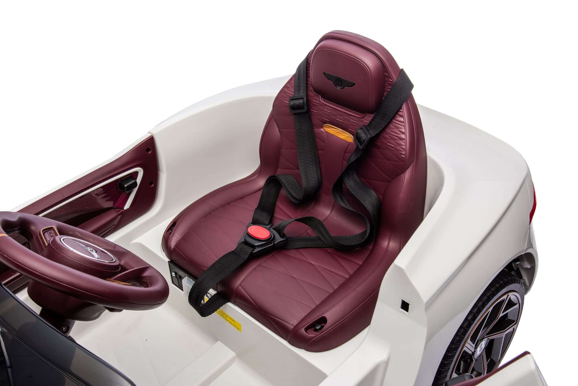 Image du produit : Bentley Bacalar Officiële Elektrische Auto voor Kinderen - Wit (3 tot 8 jaar)
