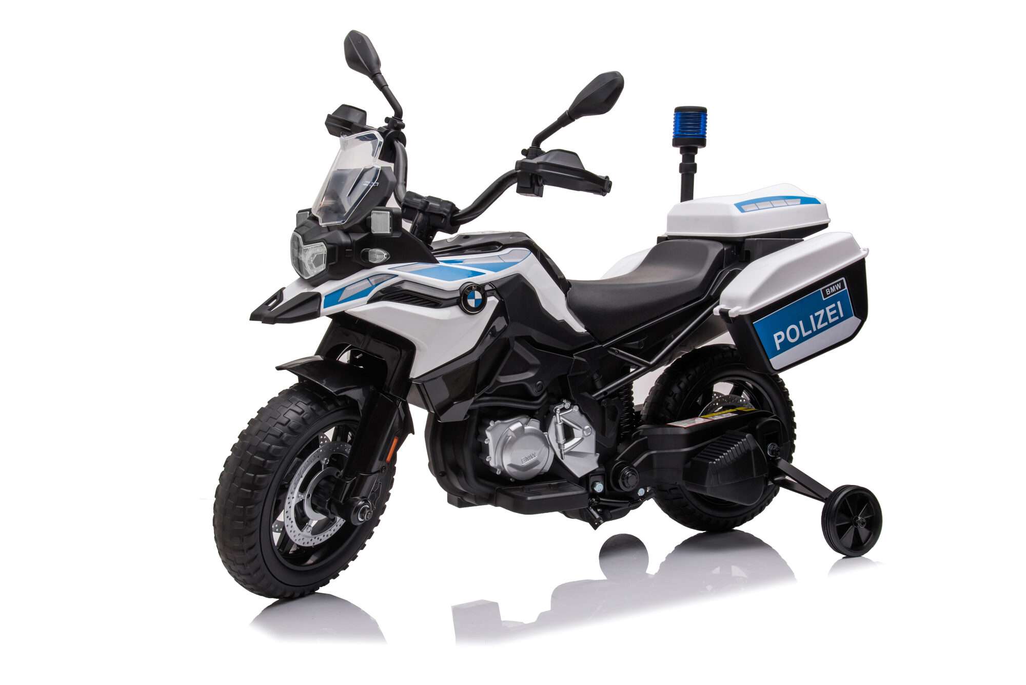 Image du produit : BMW F850 GS Politie kindermotor - Elektrische Ride-On Bike (3-8 jaar)