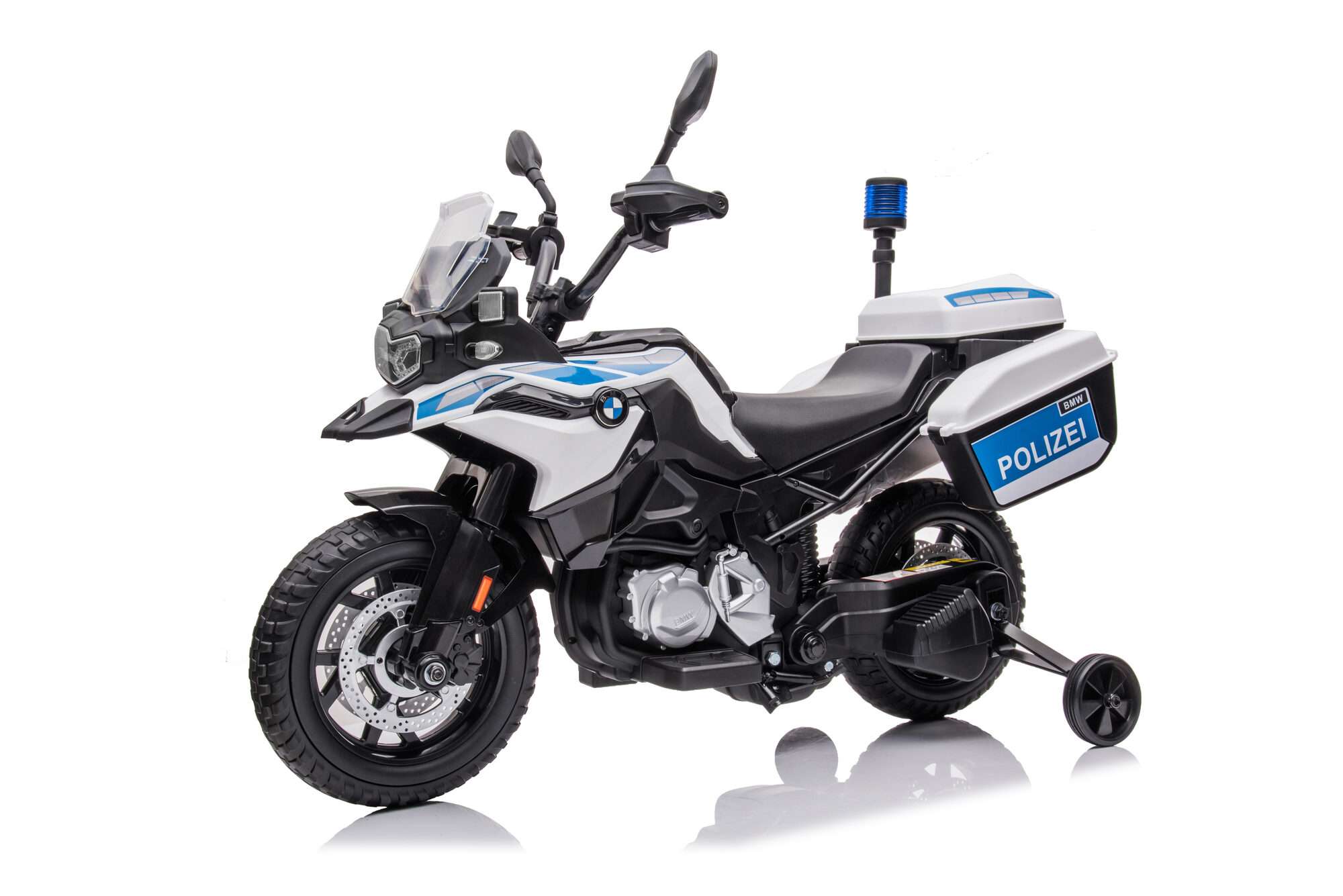 Image du produit : BMW F850 GS Politie kindermotor - Elektrische Ride-On Bike (3-8 jaar)