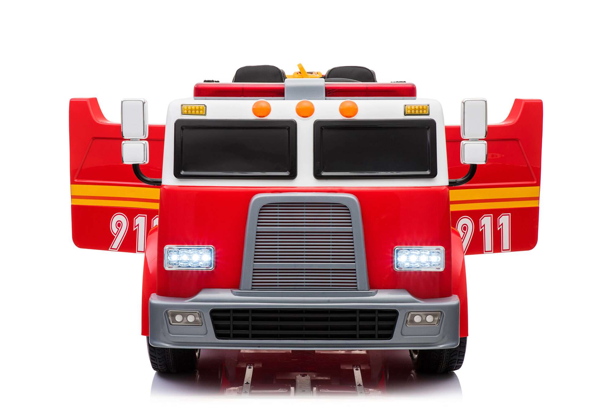 Image du produit : Brandweerwagen met brandalarmverlichting (3-8 jaar)