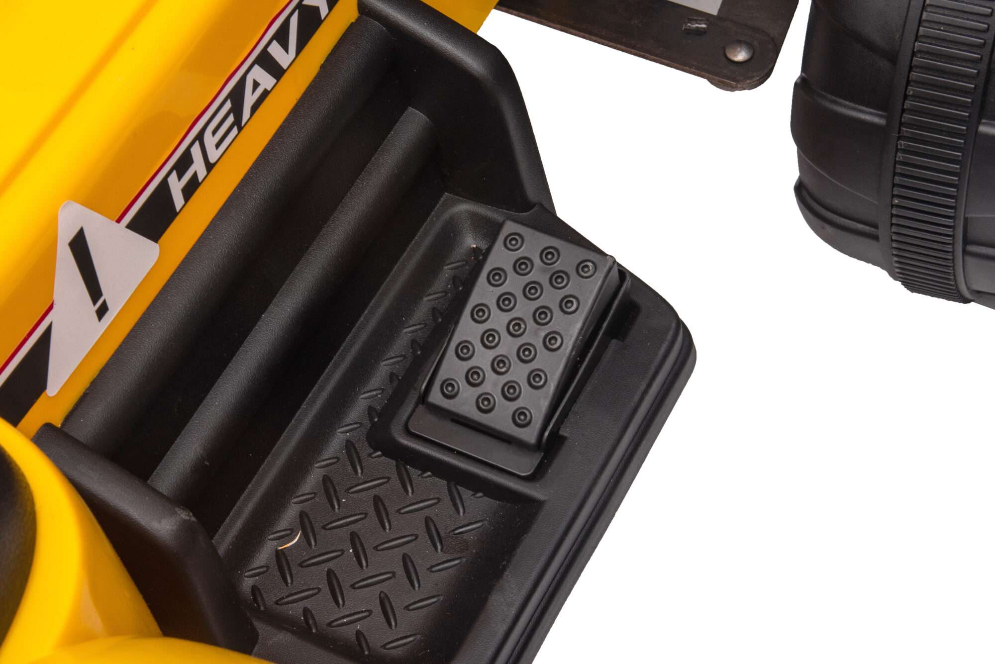 Image du produit : Bouwvrachtwagen met sleepbak voor en achter in gele kleur (3-8 jaar)