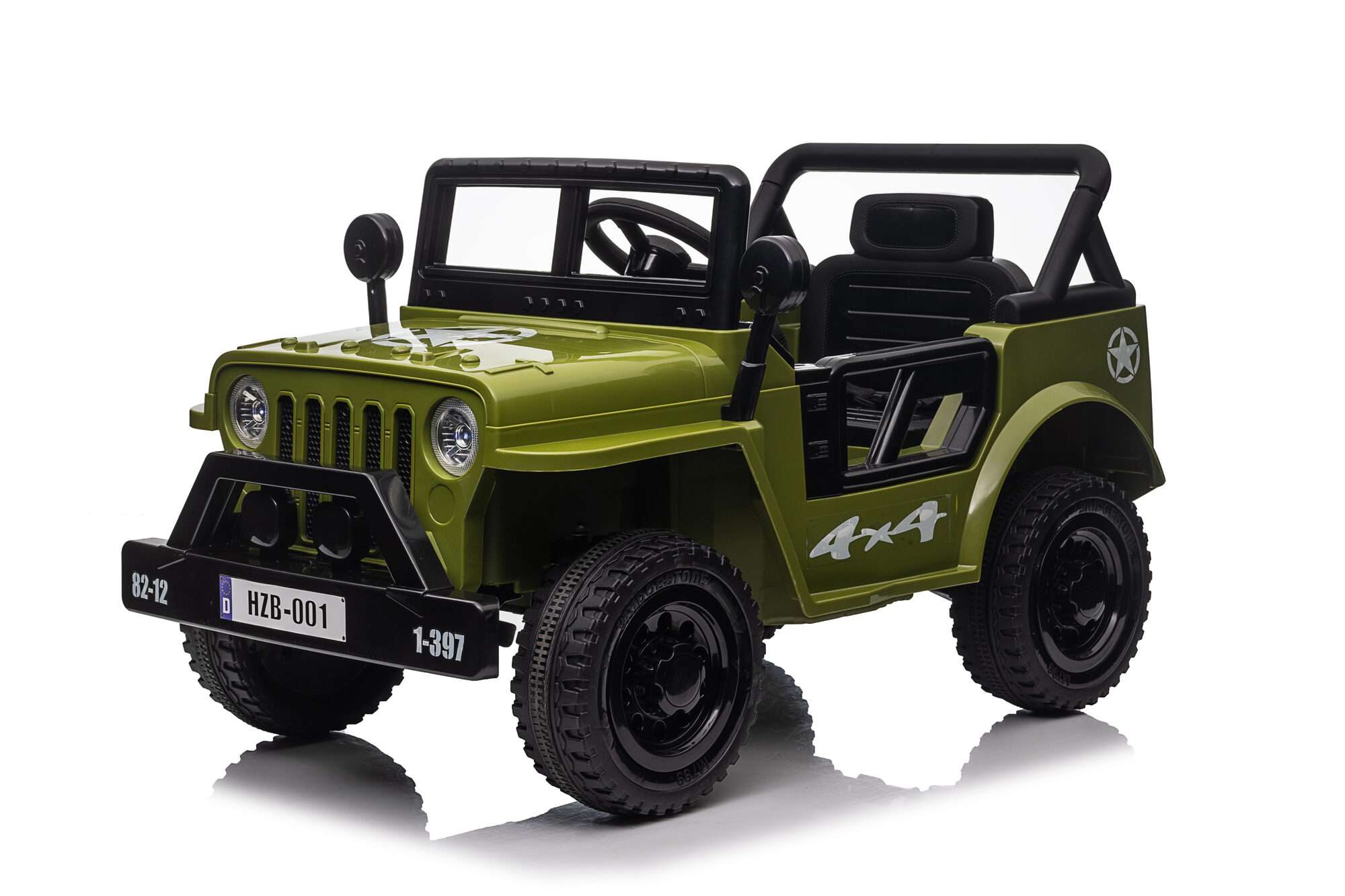 Image du produit : Jeep in groene kleur (3-8 jaar)