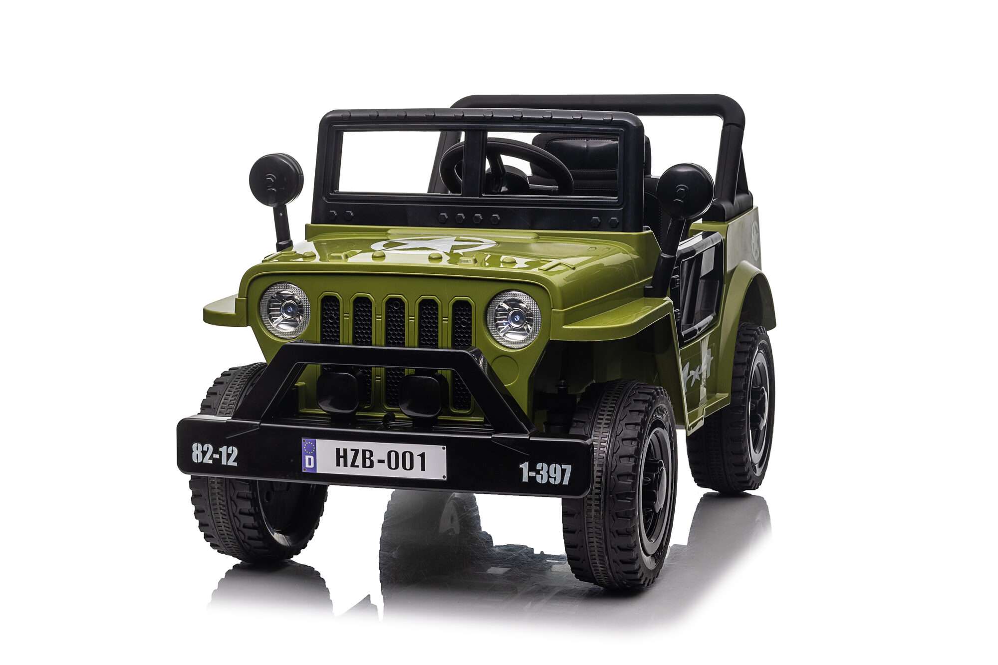 Image du produit : Jeep in groene kleur (3-8 jaar)