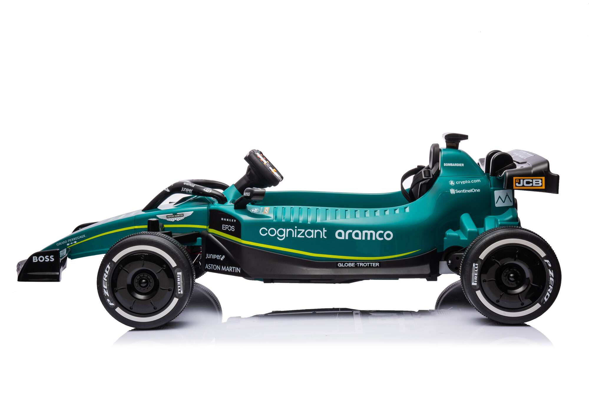 Image du produit : Gelicentieerde Aston Martin AMR23 in groene kleur (3-8 jaar)