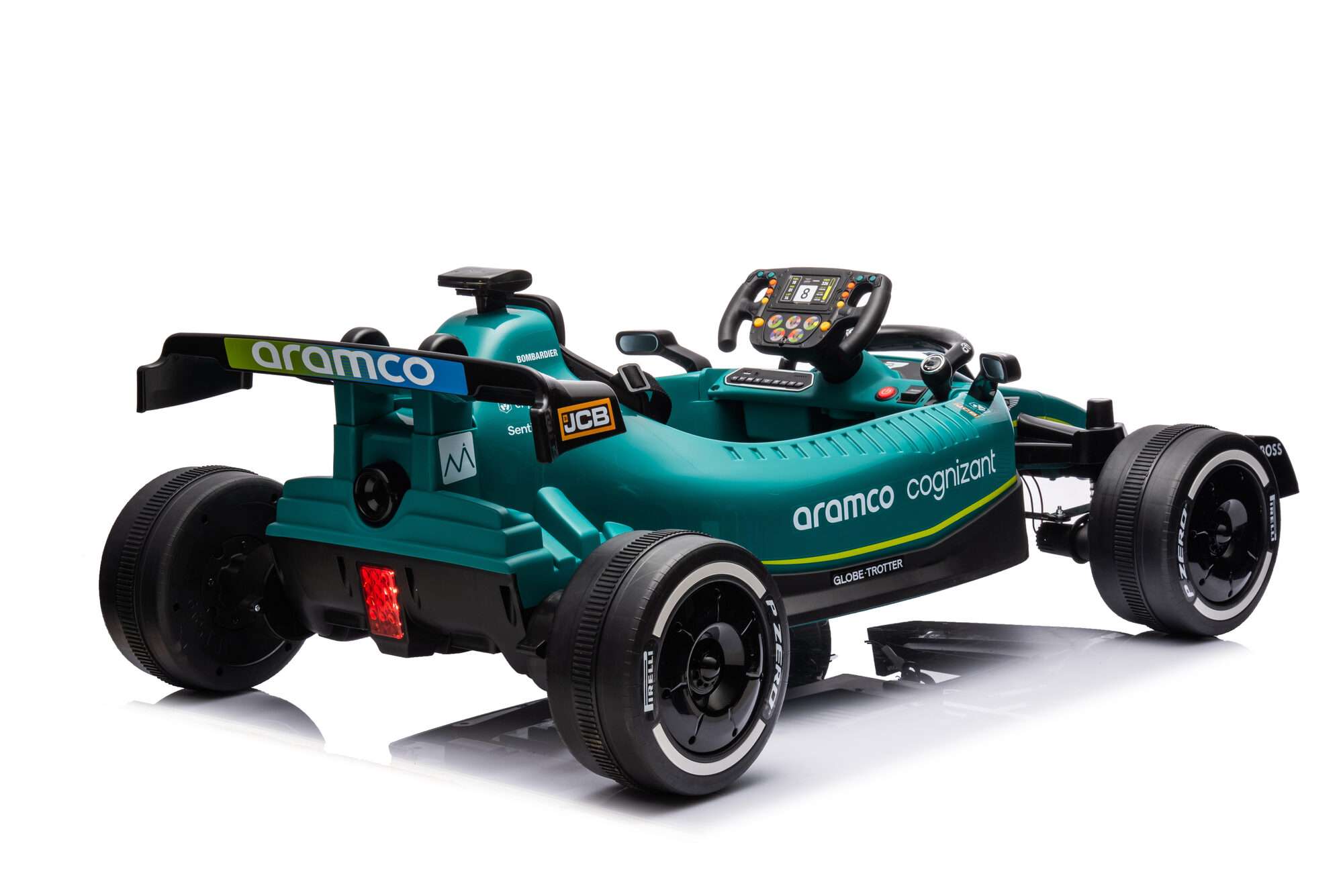 Image du produit : Gelicentieerde Aston Martin AMR23 in groene kleur (3-8 jaar)